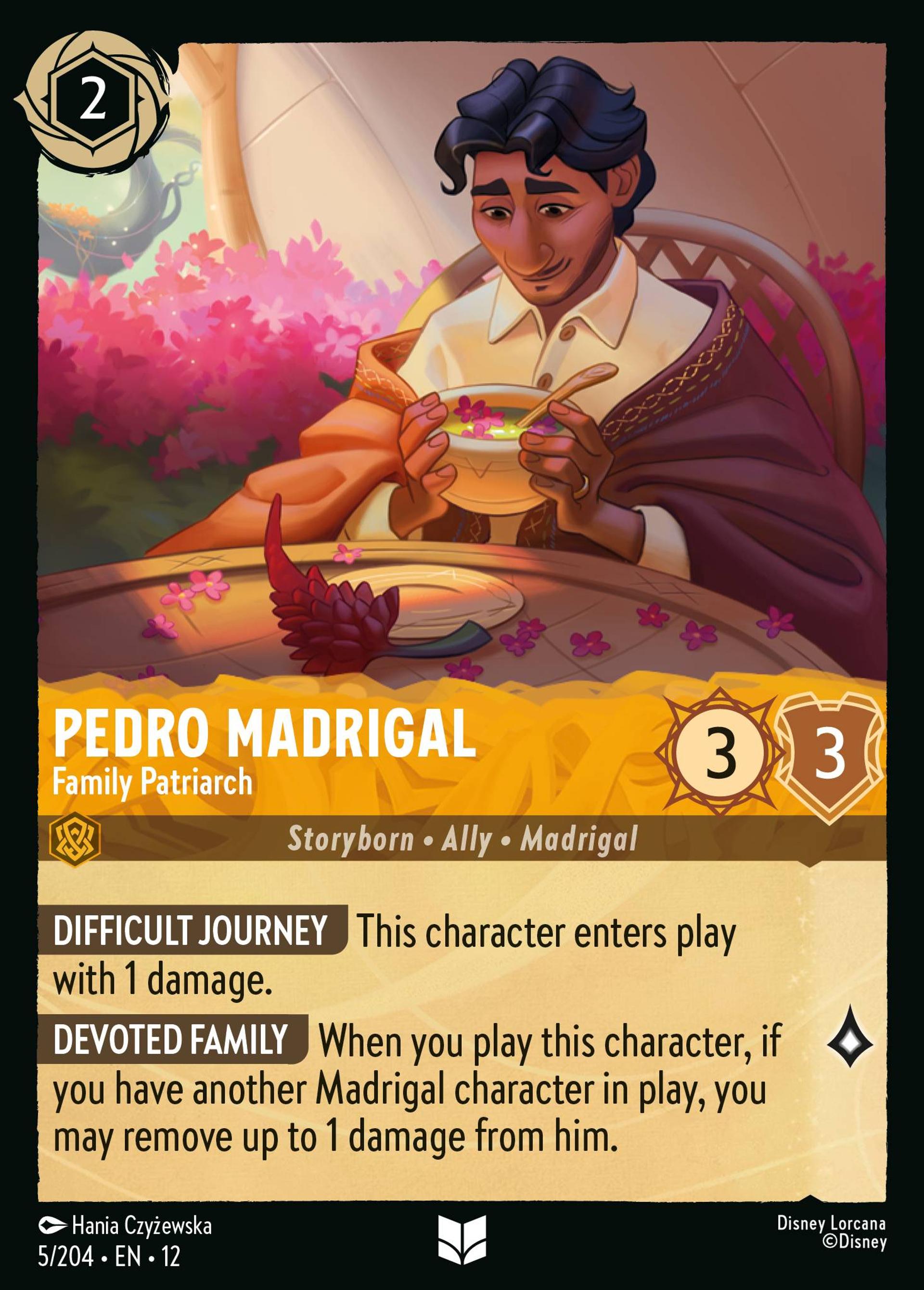 Pedro Madrigal - Family Patriarch — Wilds Unknown — Lorcana