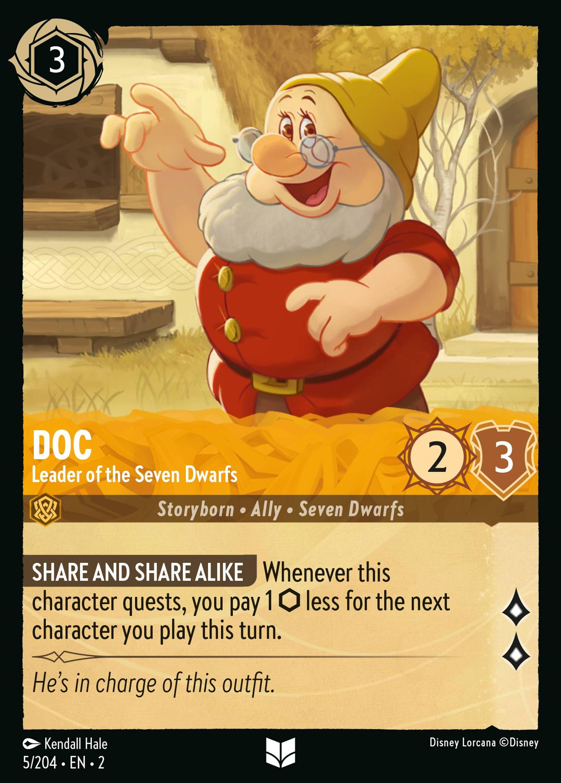 Doc - Leader of the Seven Dwarfs — Rise of the Floodborn — Lorcana