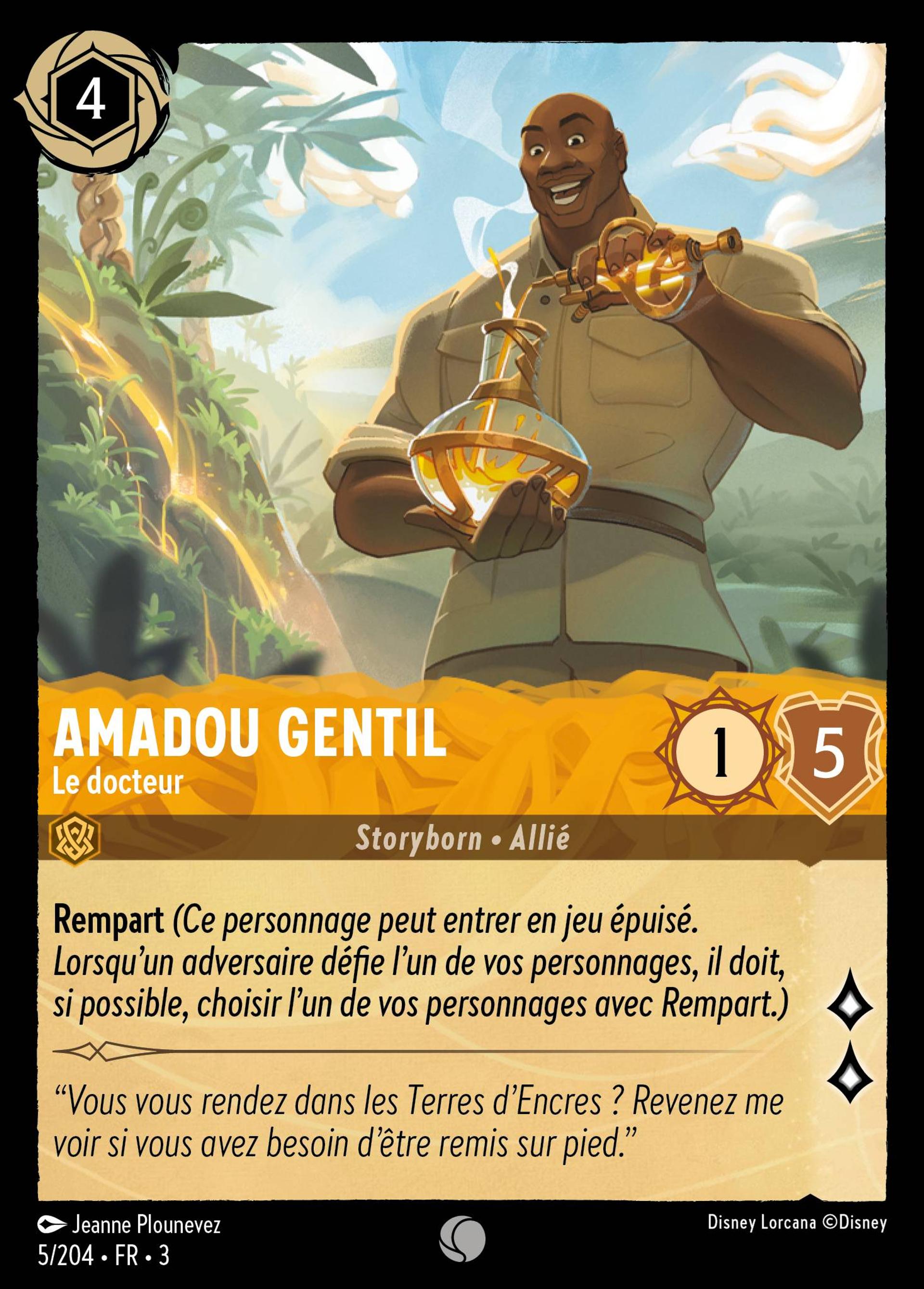 Amadou Gentil - Le docteur — Into the Inklands — Lorcana