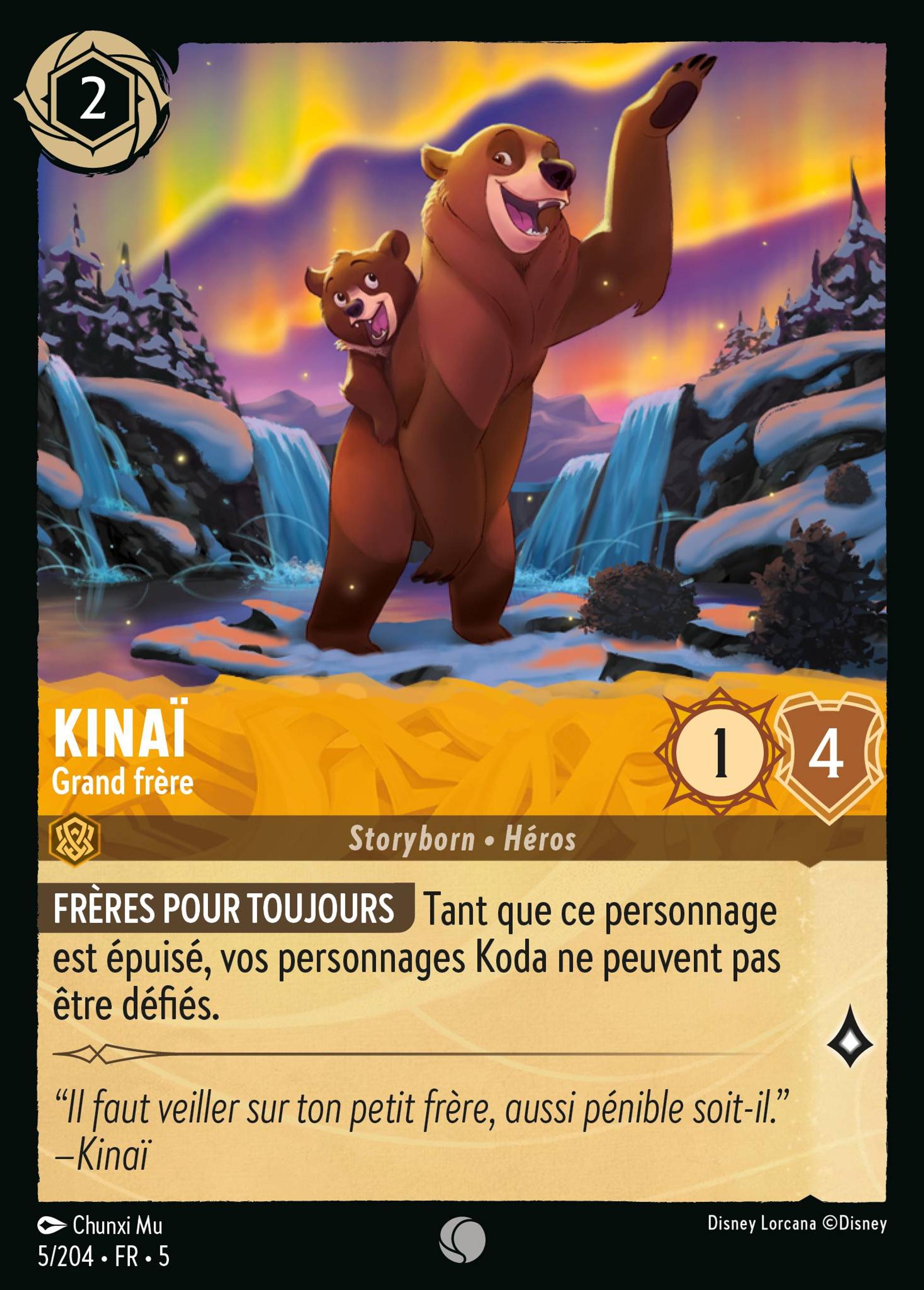 Kenaï - Grand frère — Shimmering Skies — Lorcana