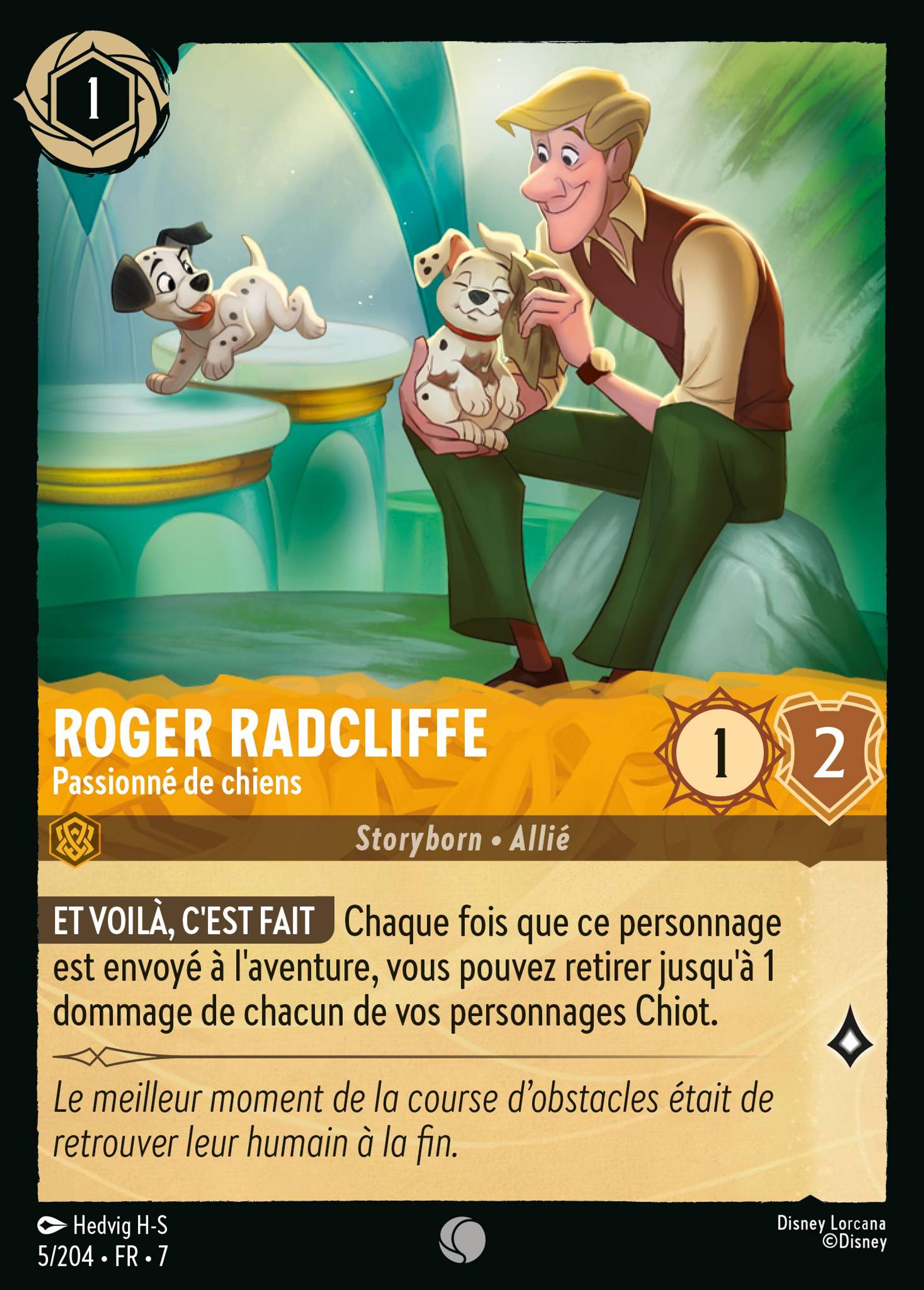 Roger Radcliffe - Passionné de chiens — Archazia's Island — Lorcana