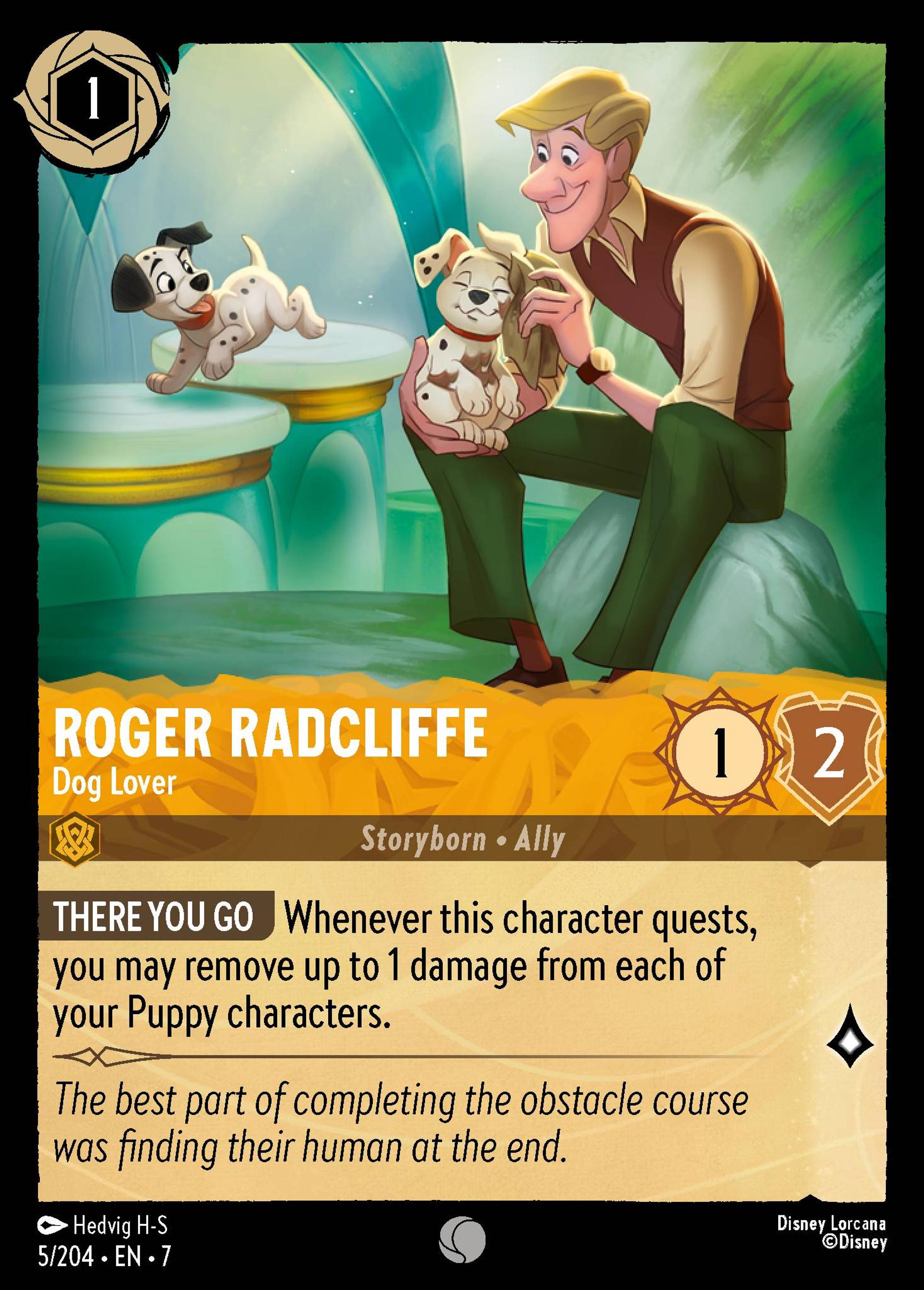 Roger Radcliffe - Dog Lover — Archazia's Island — Lorcana