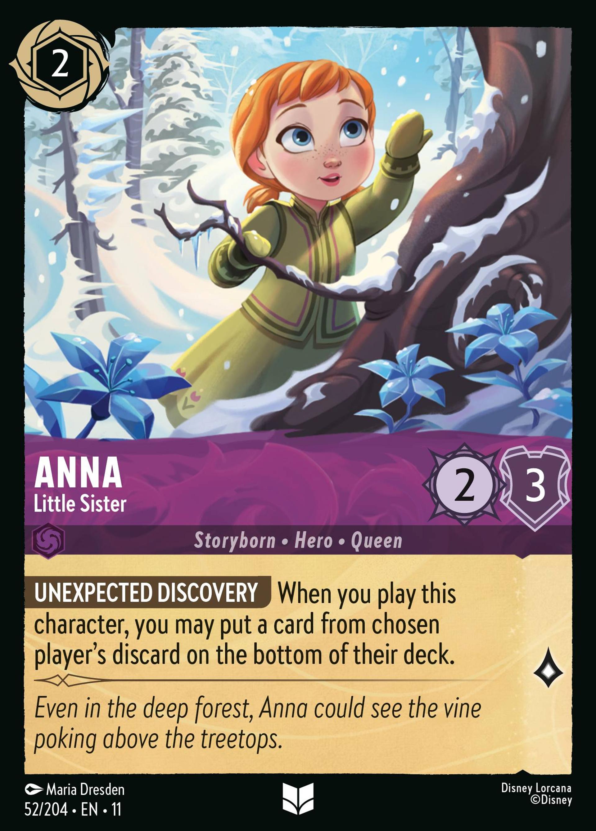 Anna - Little Sister — Winterspell — Lorcana
