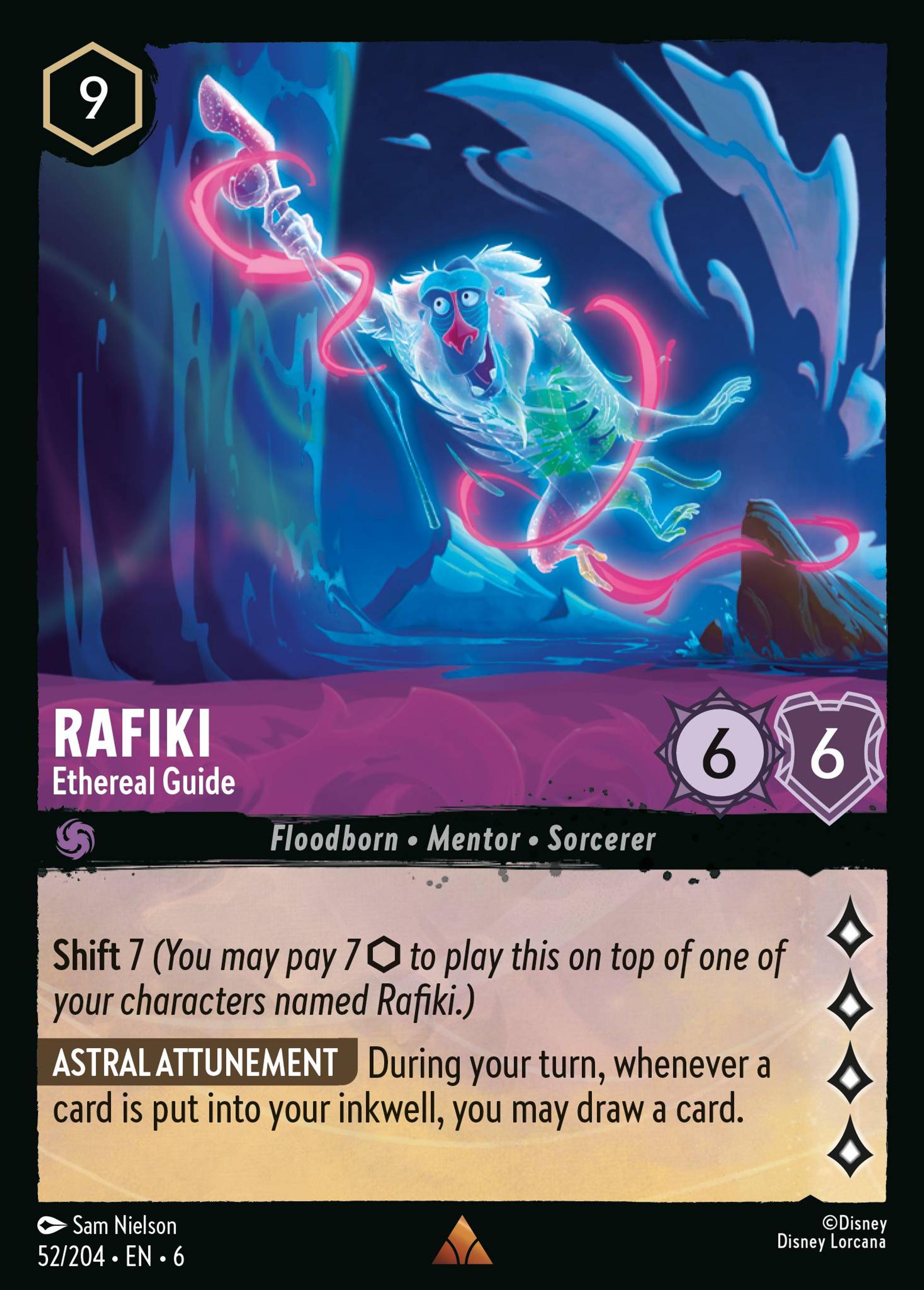 Rafiki - Ethereal Guide — Azurite Sea — Lorcana