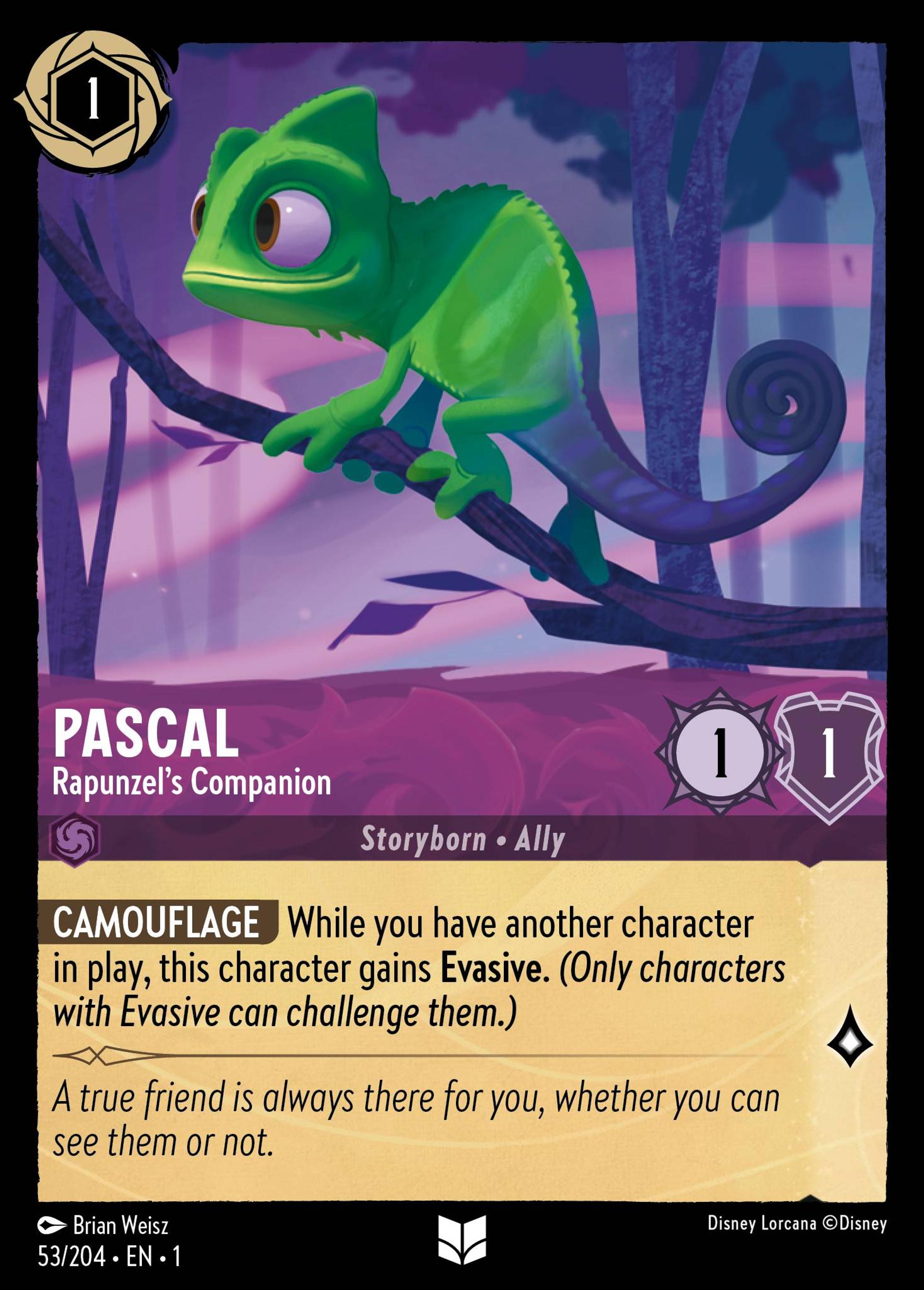Pascal - Rapunzel's Companion — The First Chapter — Lorcana