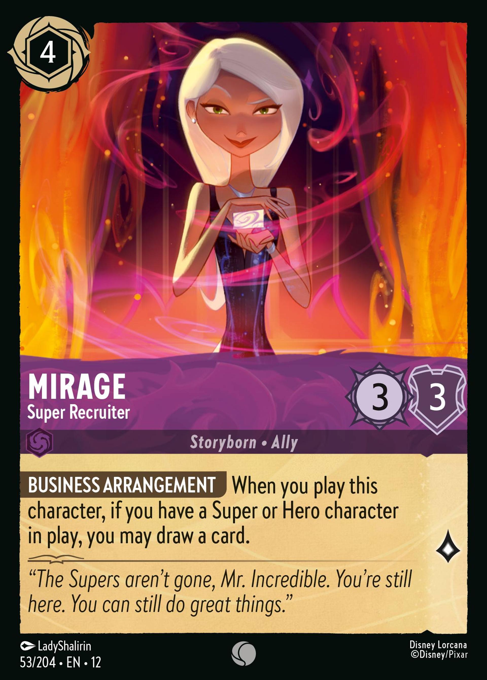 Mirage - Super Recruiter — Wilds Unknown — Lorcana