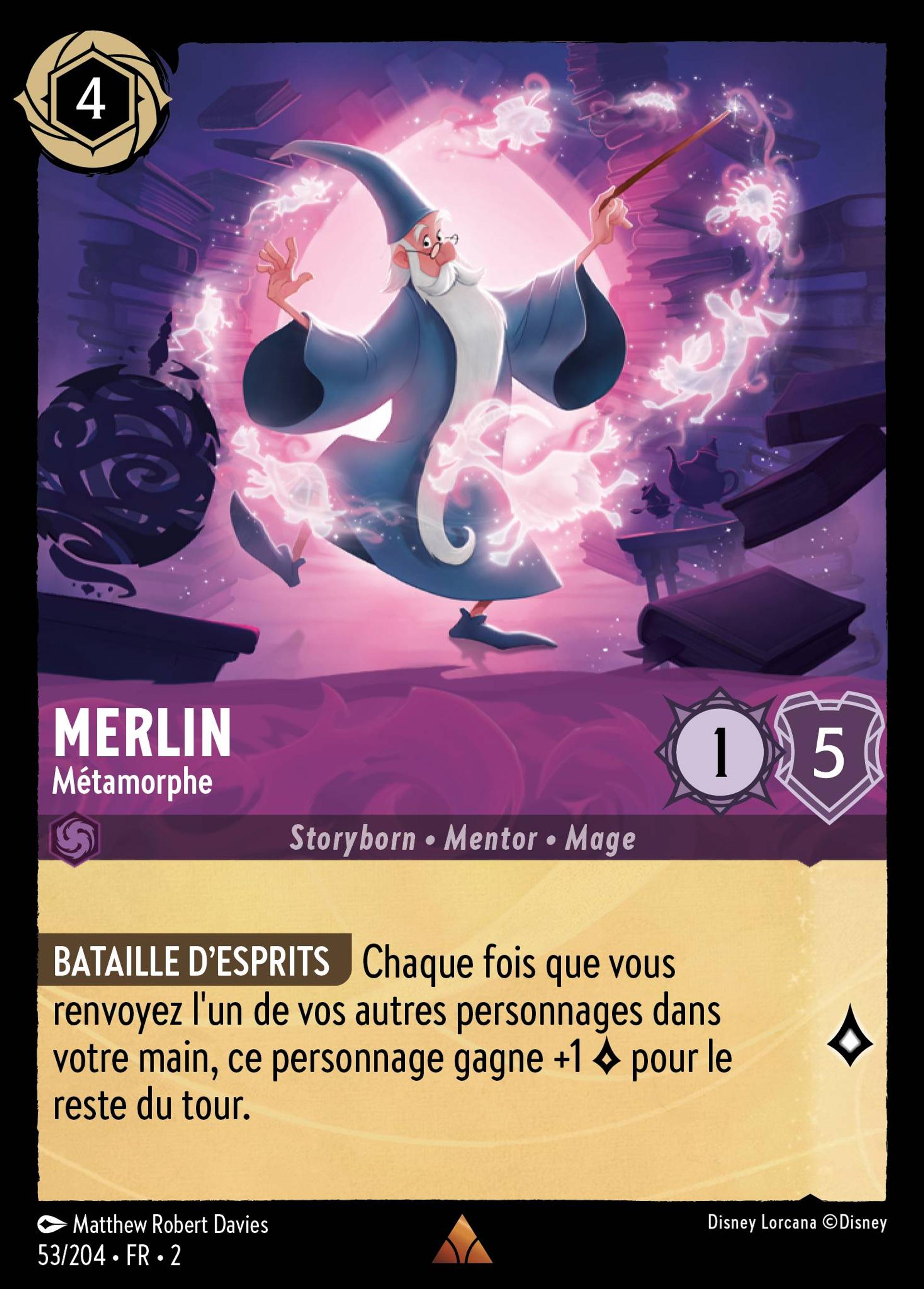 Merlin - Métamorphe — Rise of the Floodborn — Lorcana