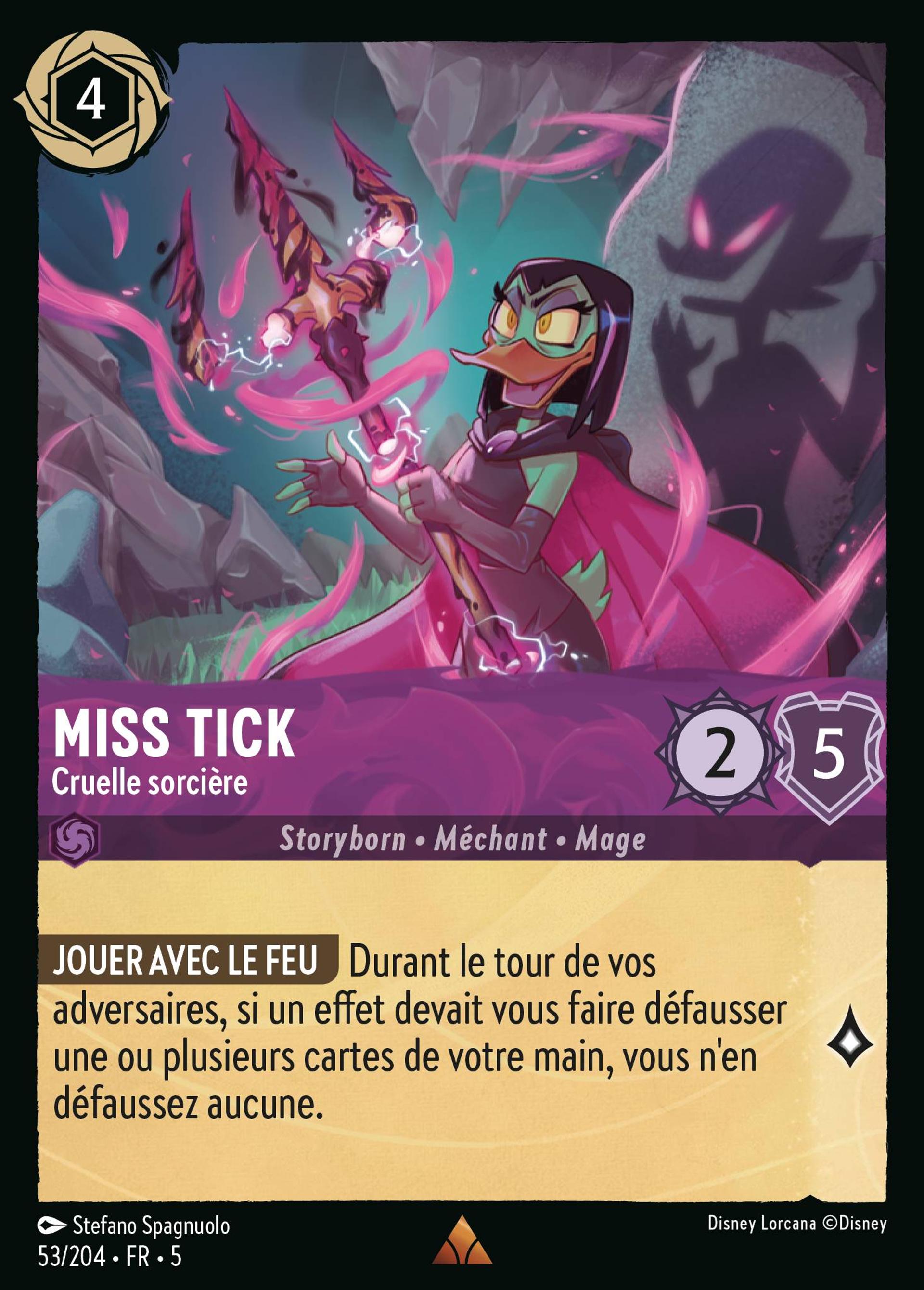 Miss Tick - Cruelle sorcière — Shimmering Skies — Lorcana