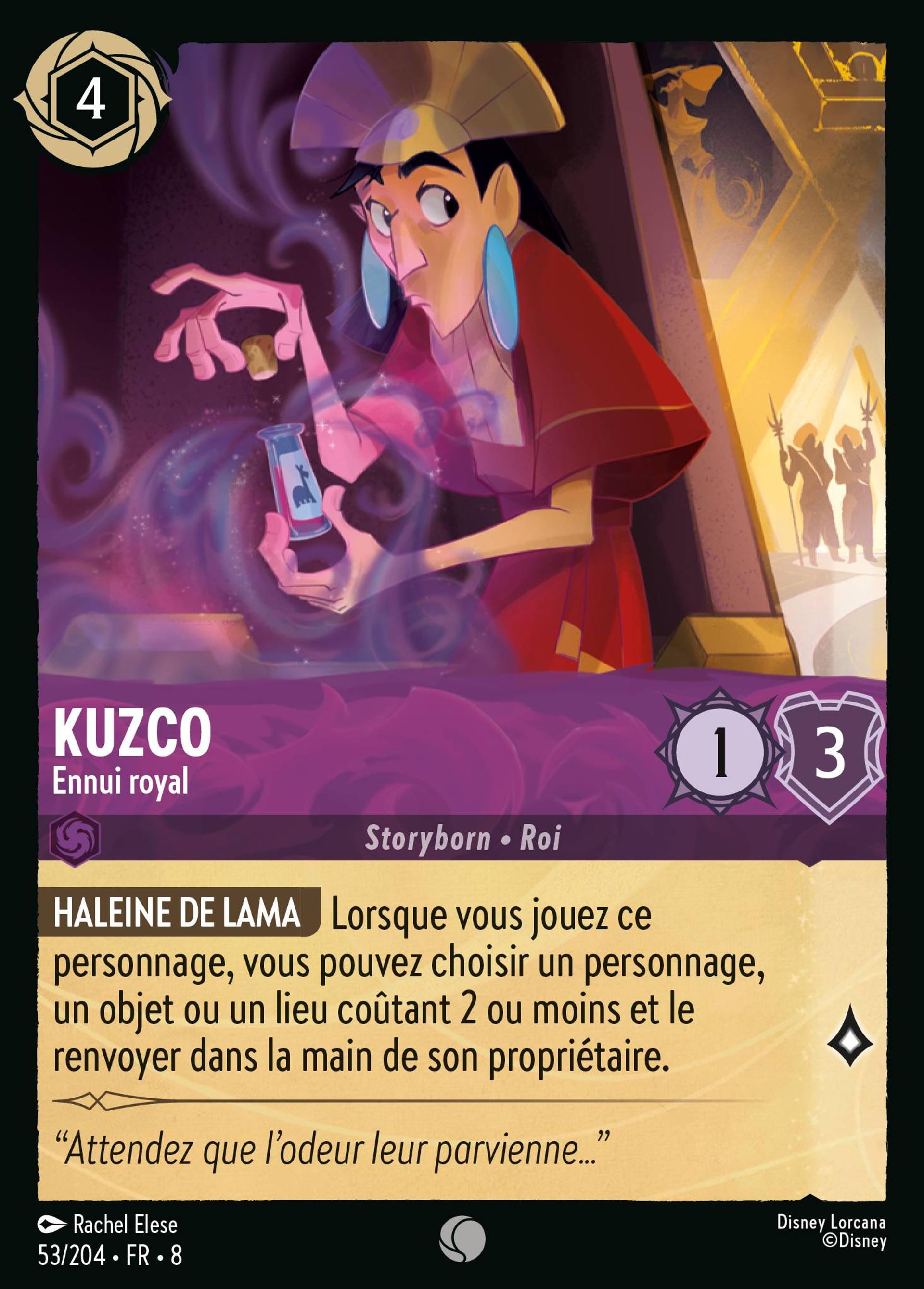Kuzco - Ennui royal — The Reign of Jafar — Lorcana