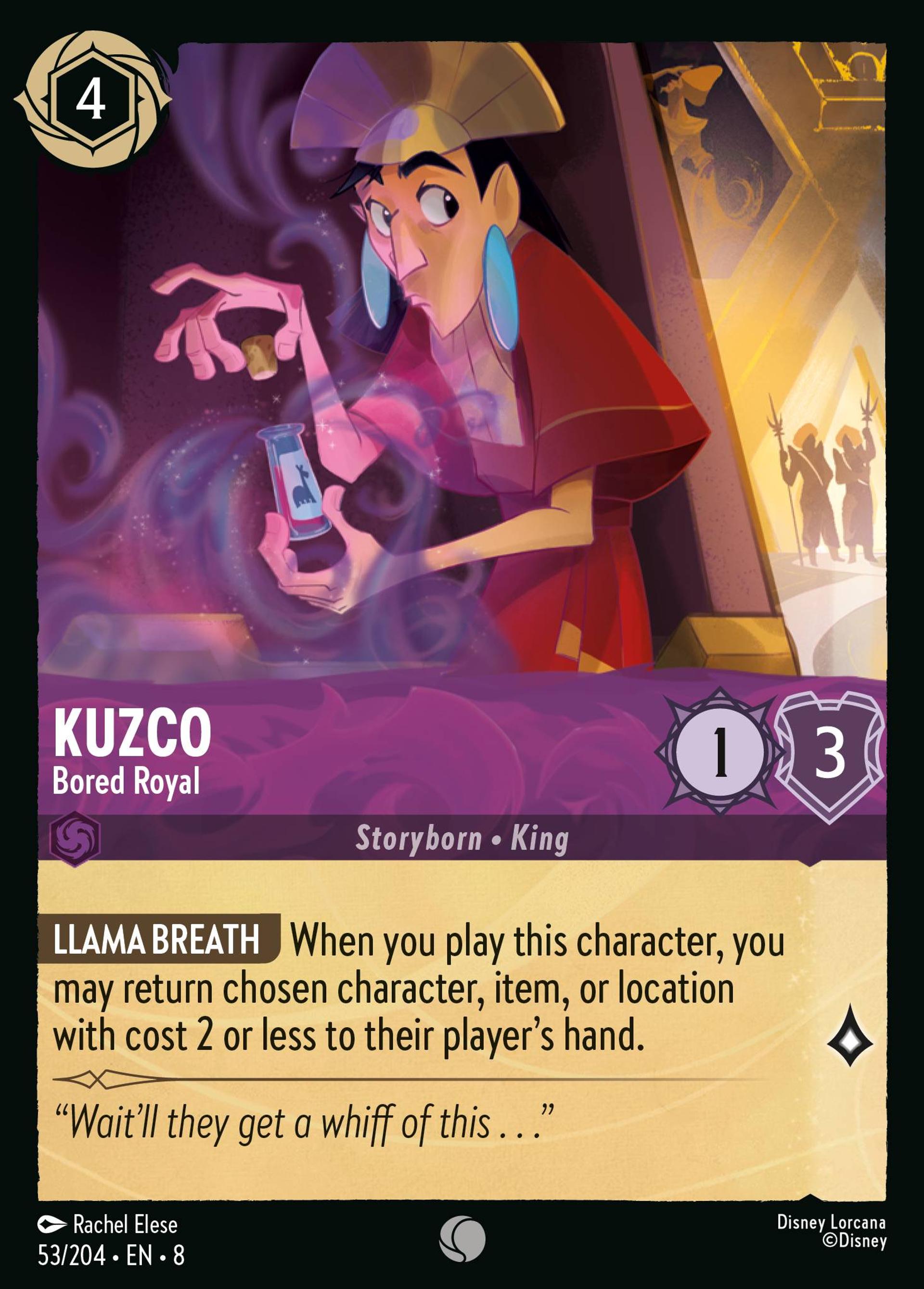 Kuzco - Ennui royal — The Reign of Jafar — Lorcana