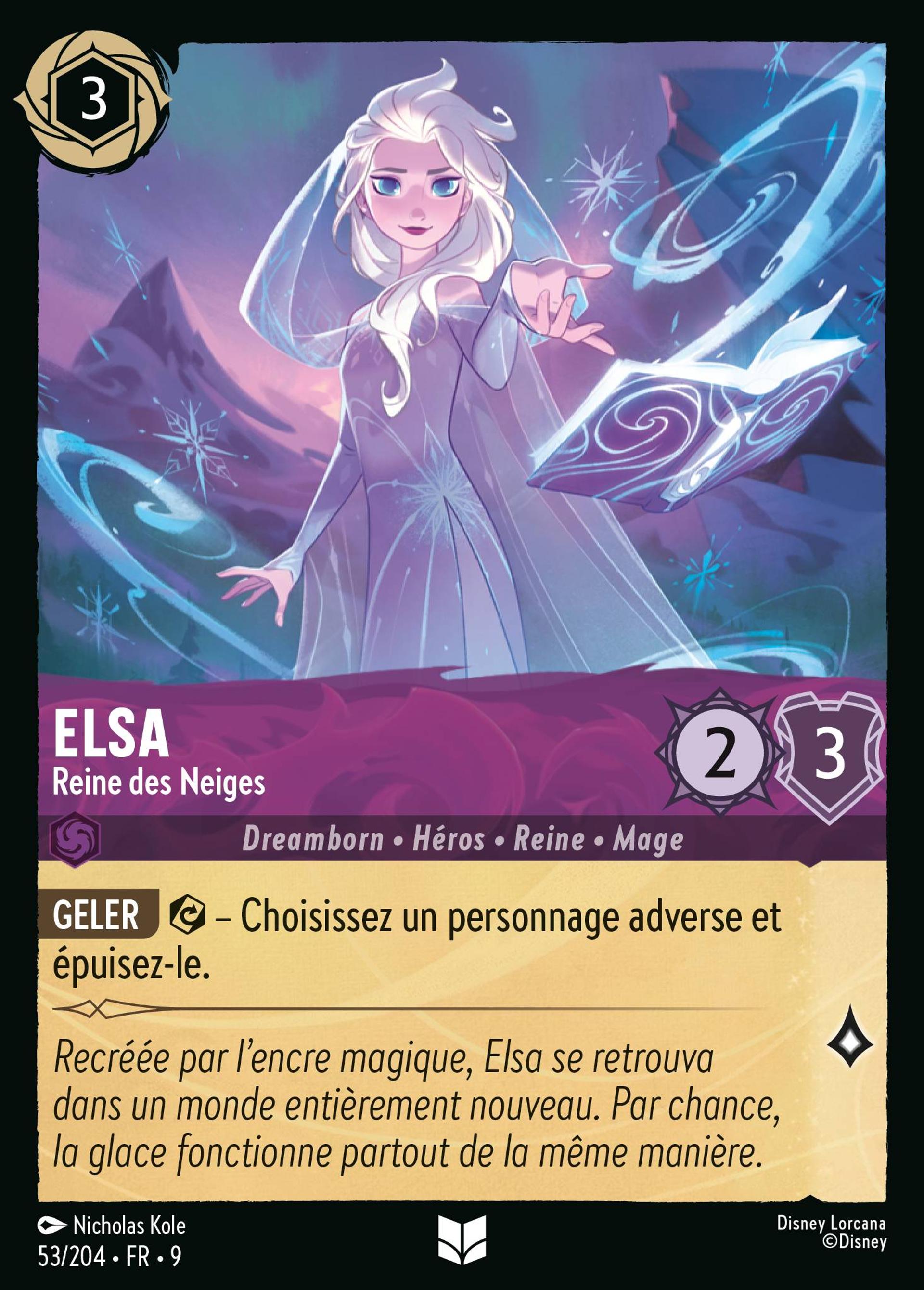 Elsa - Reine des Neiges — Fabled — Lorcana