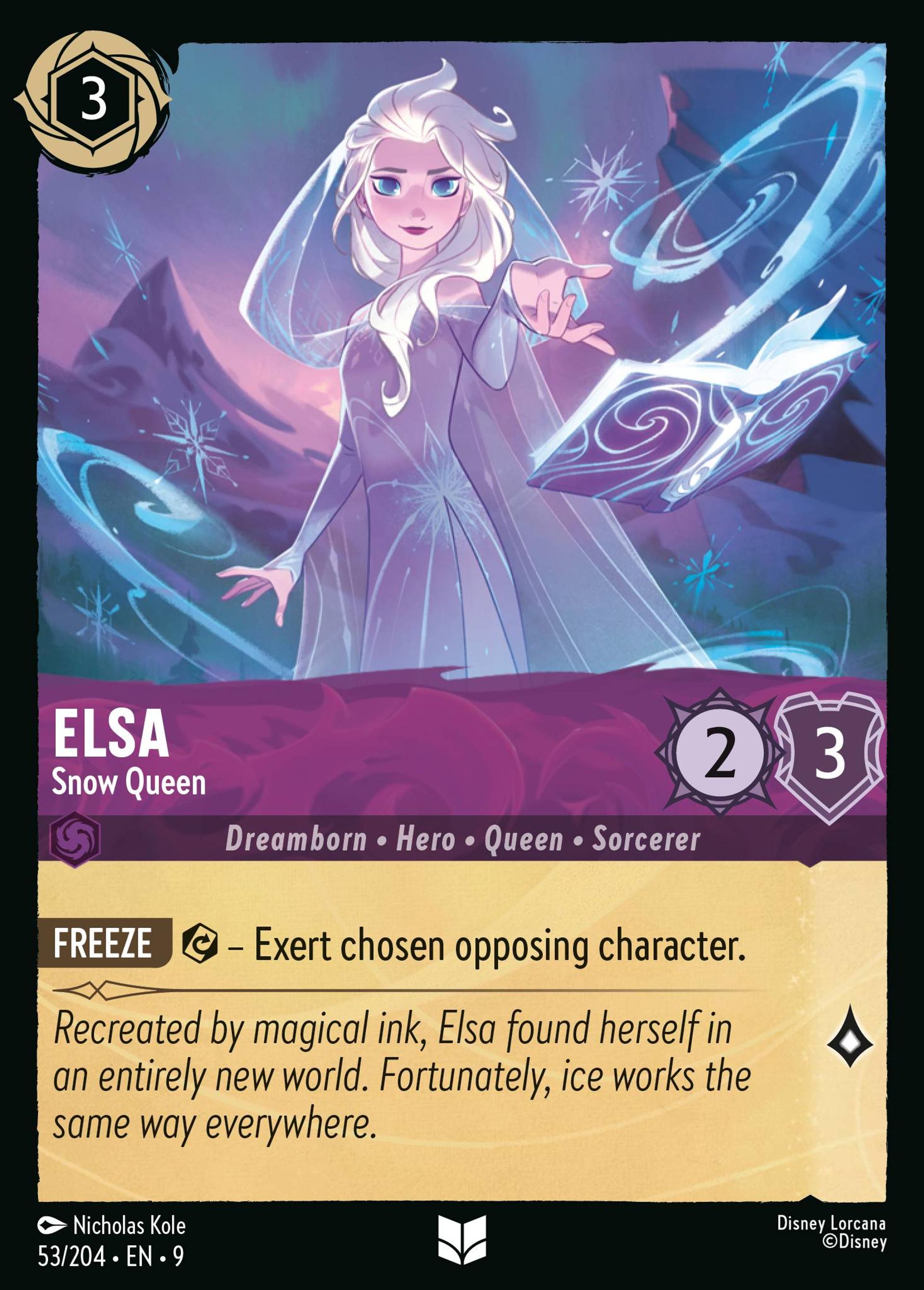 Elsa - Snow Queen — Fabled — Lorcana