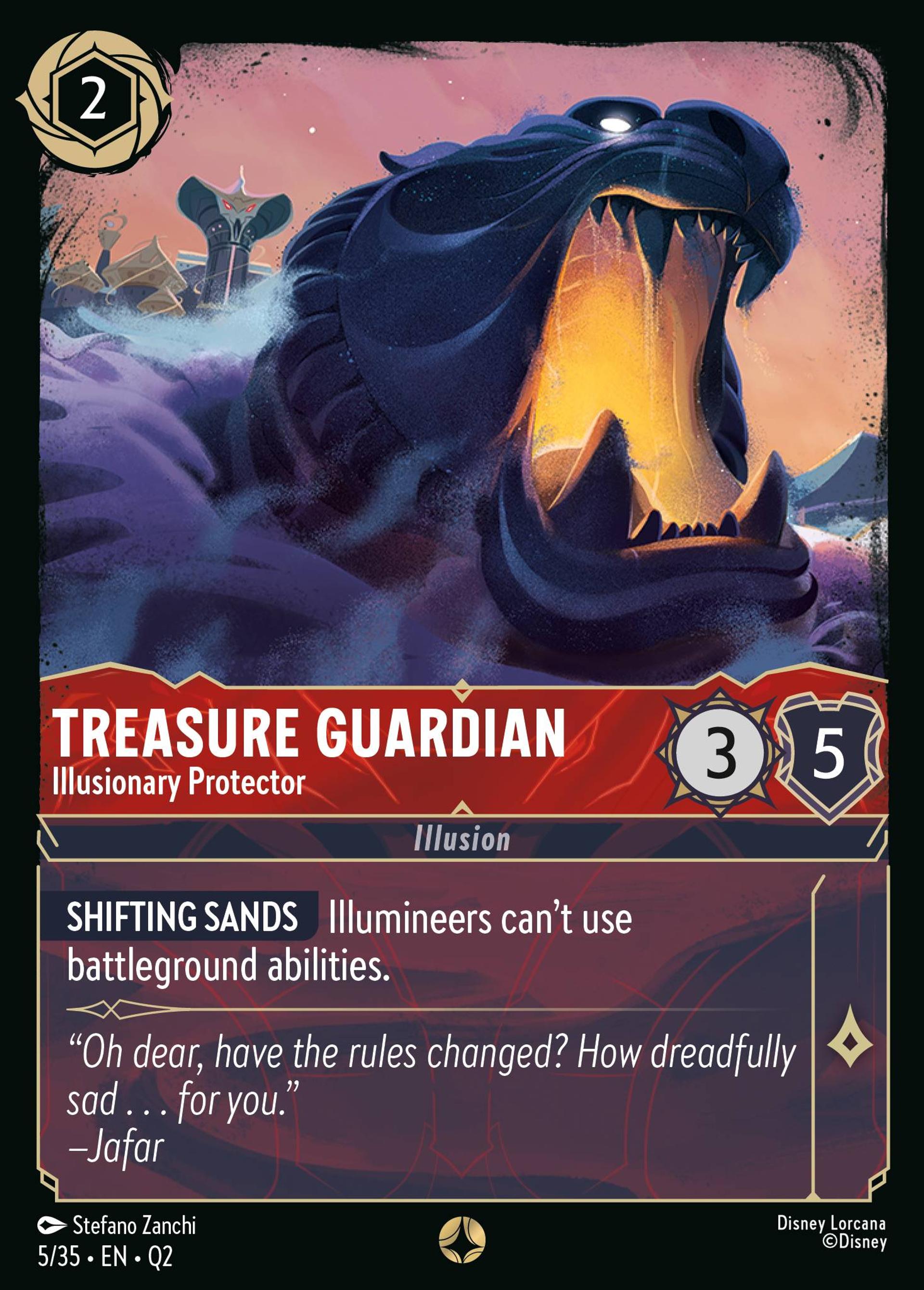 Treasure Guardian - Illusionary Protector — Illumineer's Quest: Palace Heist — Lorcana
