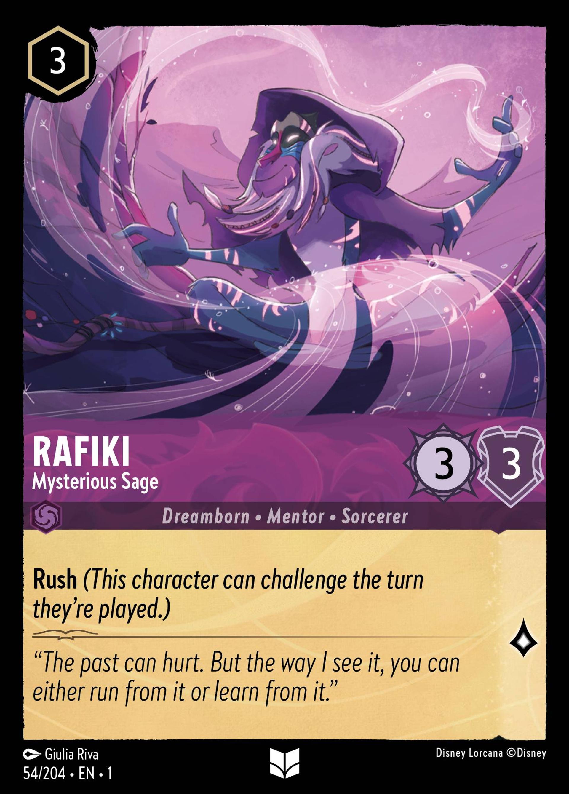 Rafiki - Mysterious Sage — The First Chapter — Lorcana