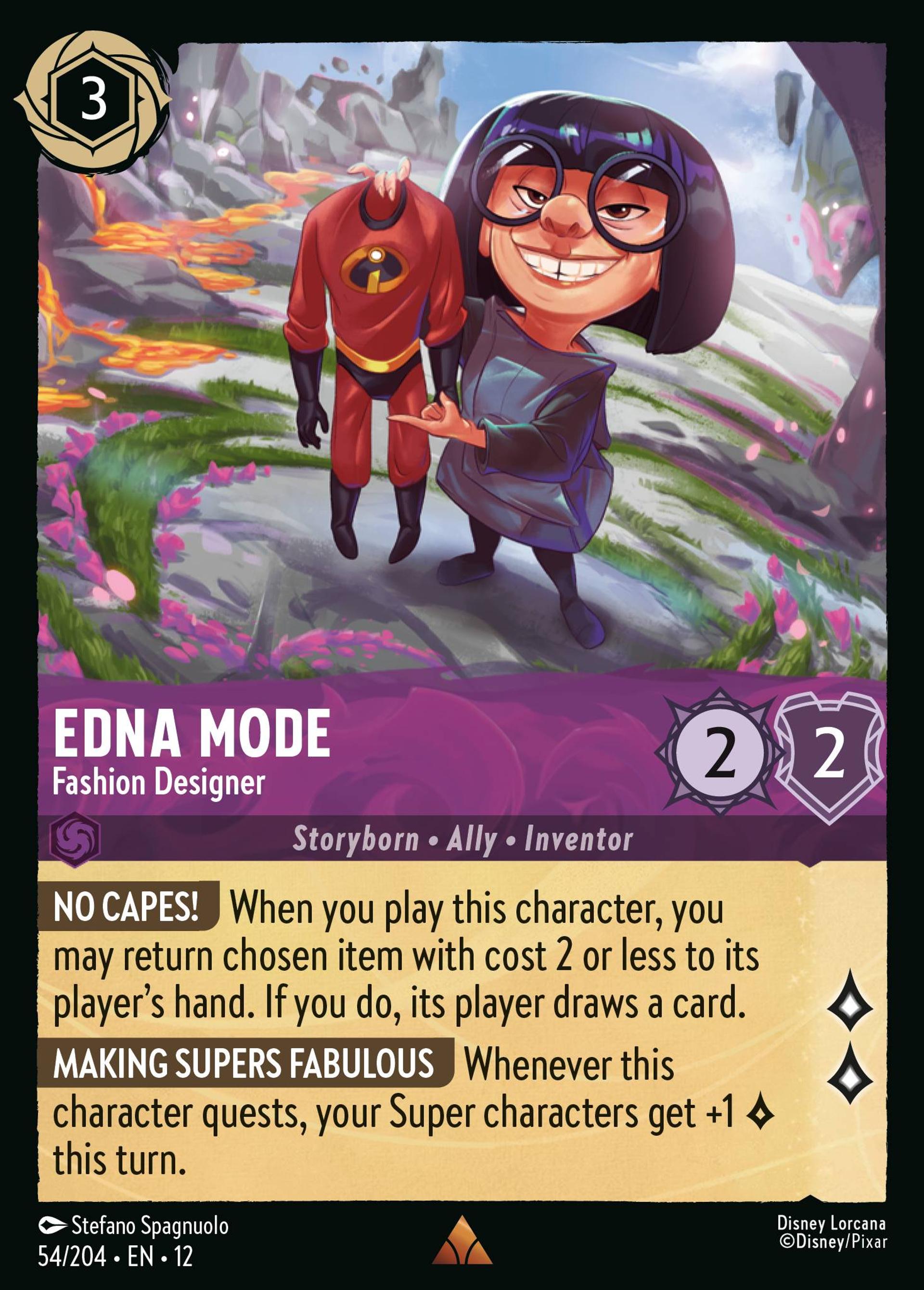 Edna Mode - Fashion Designer — Wilds Unknown — Lorcana
