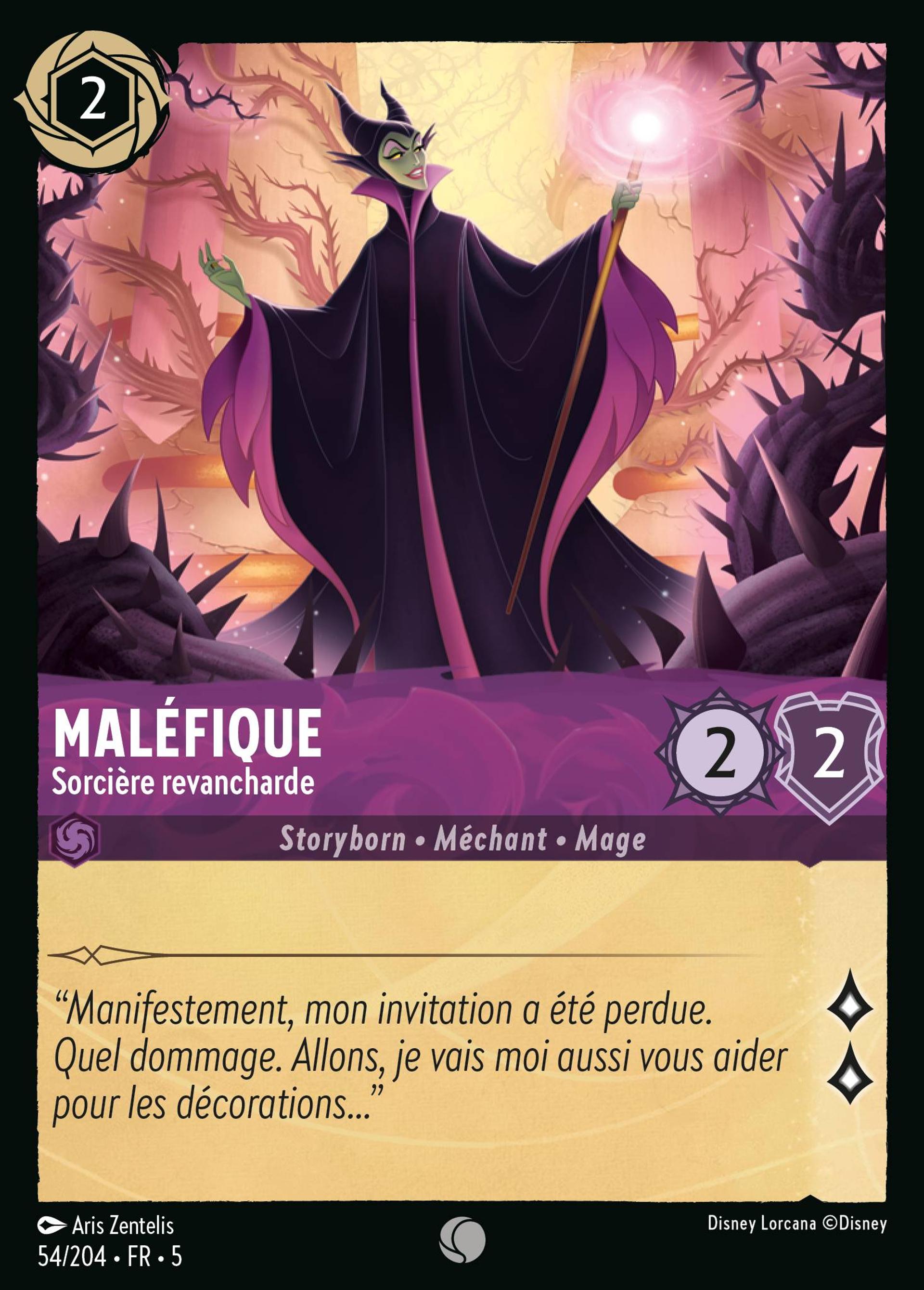 Maléfique - Sorcière revancharde — Shimmering Skies — Lorcana