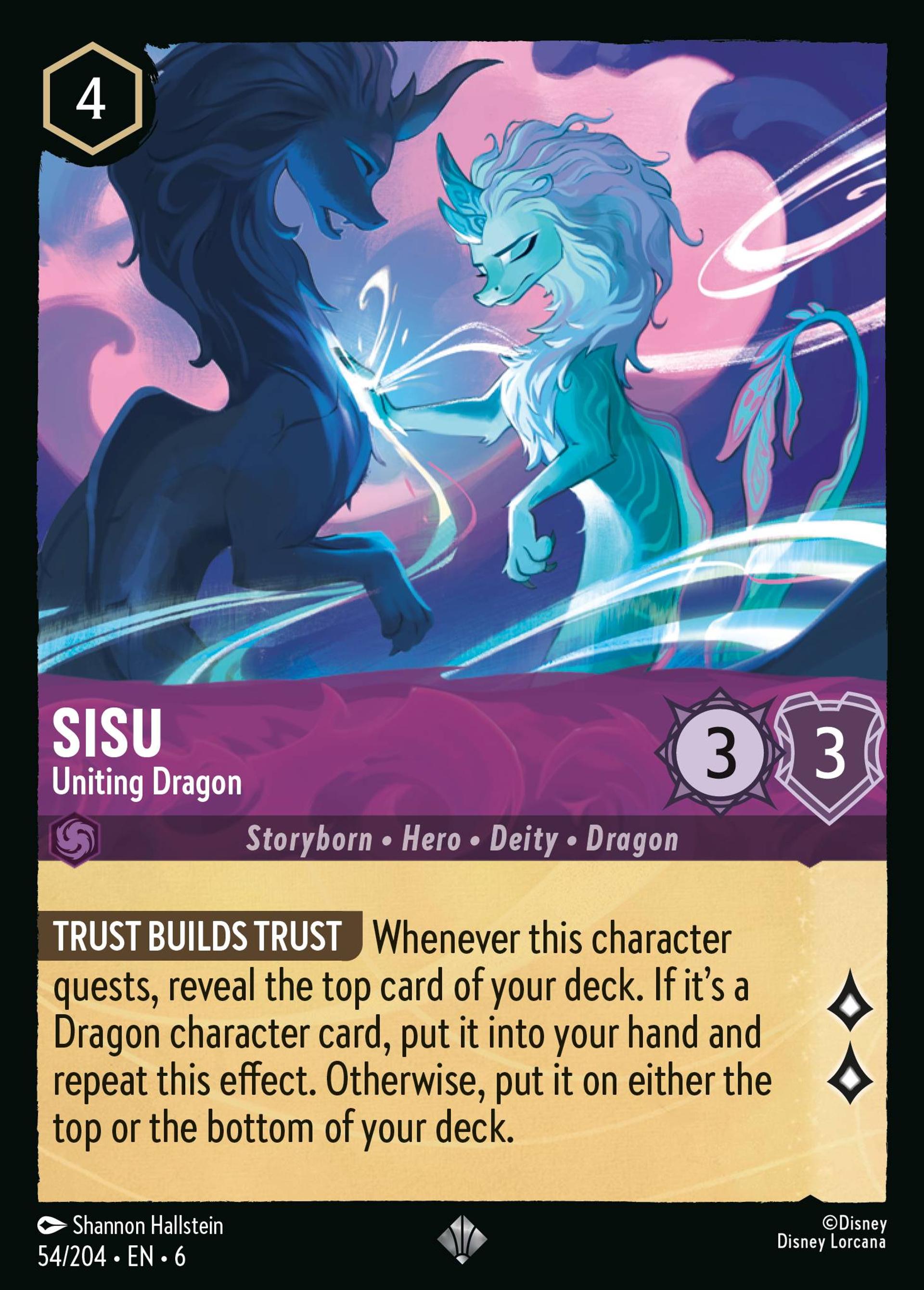 Sisu - Uniting Dragon — Azurite Sea — Lorcana
