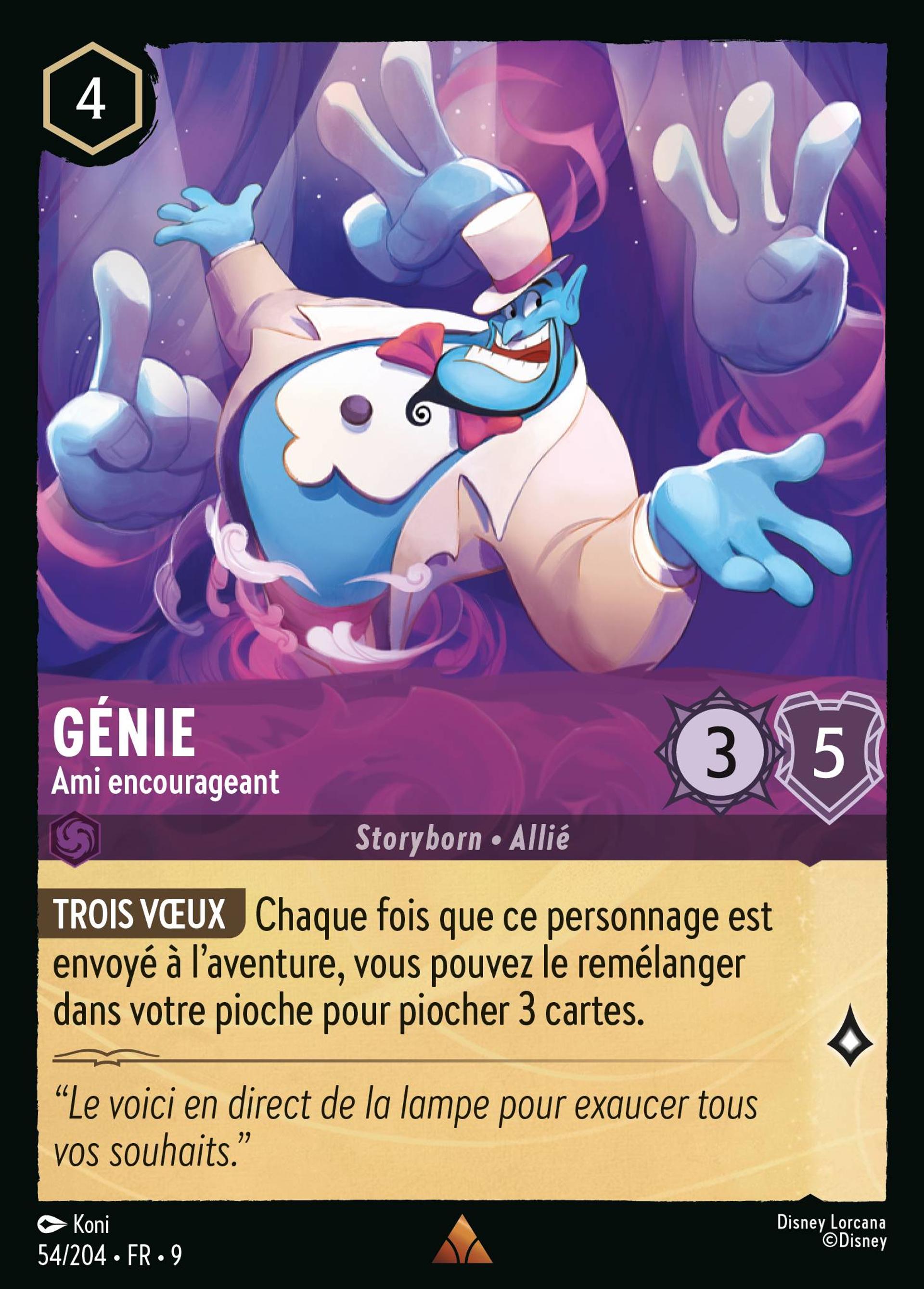 Génie - Ami encourageant — Fabled — Lorcana