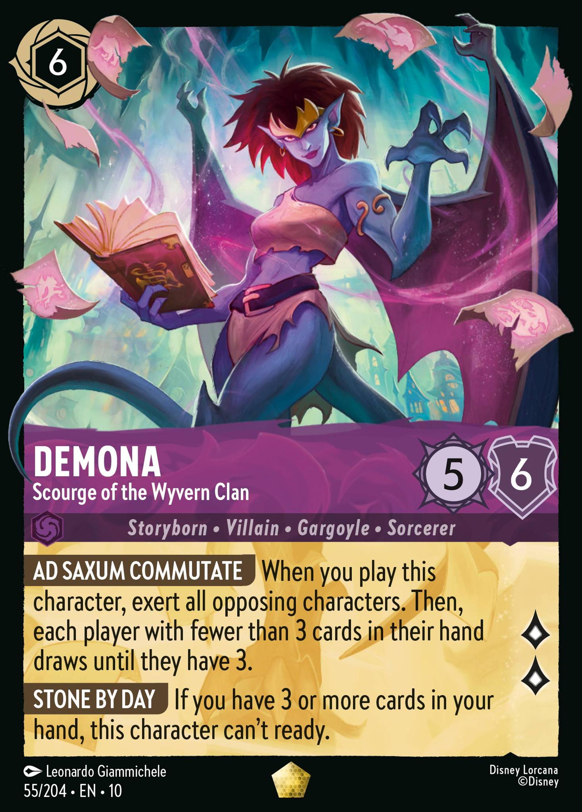 Demona - Scourge of the Wyvern Clan — Whispers in the Well — Lorcana