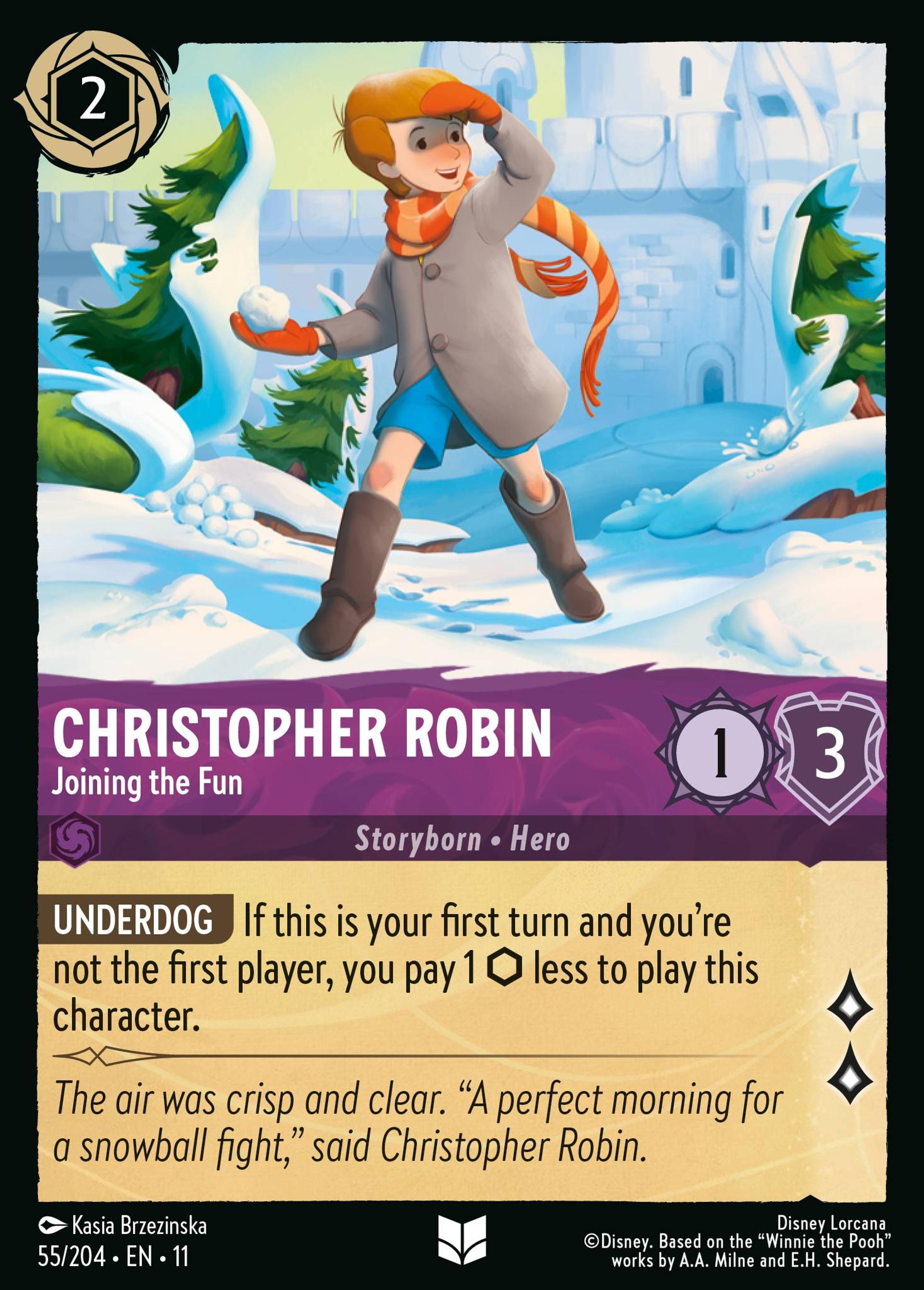 Christopher Robin - Joining the Fun — Winterspell — Lorcana