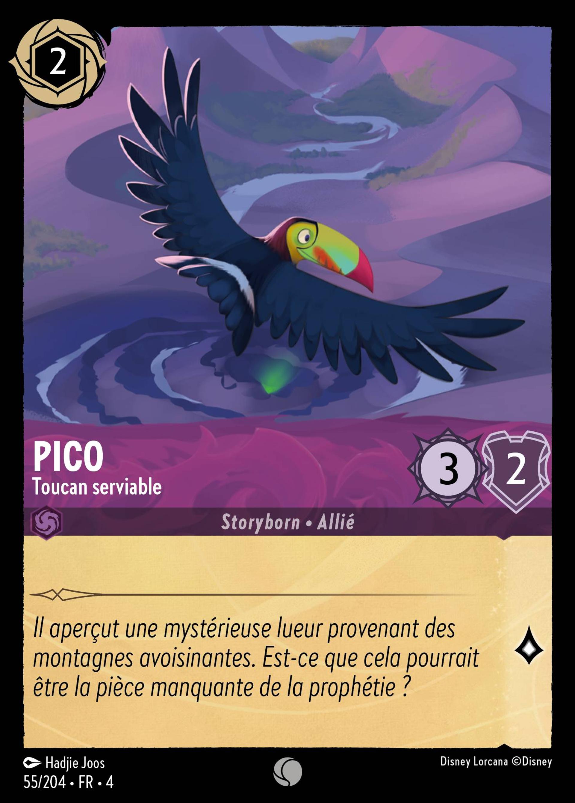 Pico - Toucan serviable — Ursula's Return — Lorcana