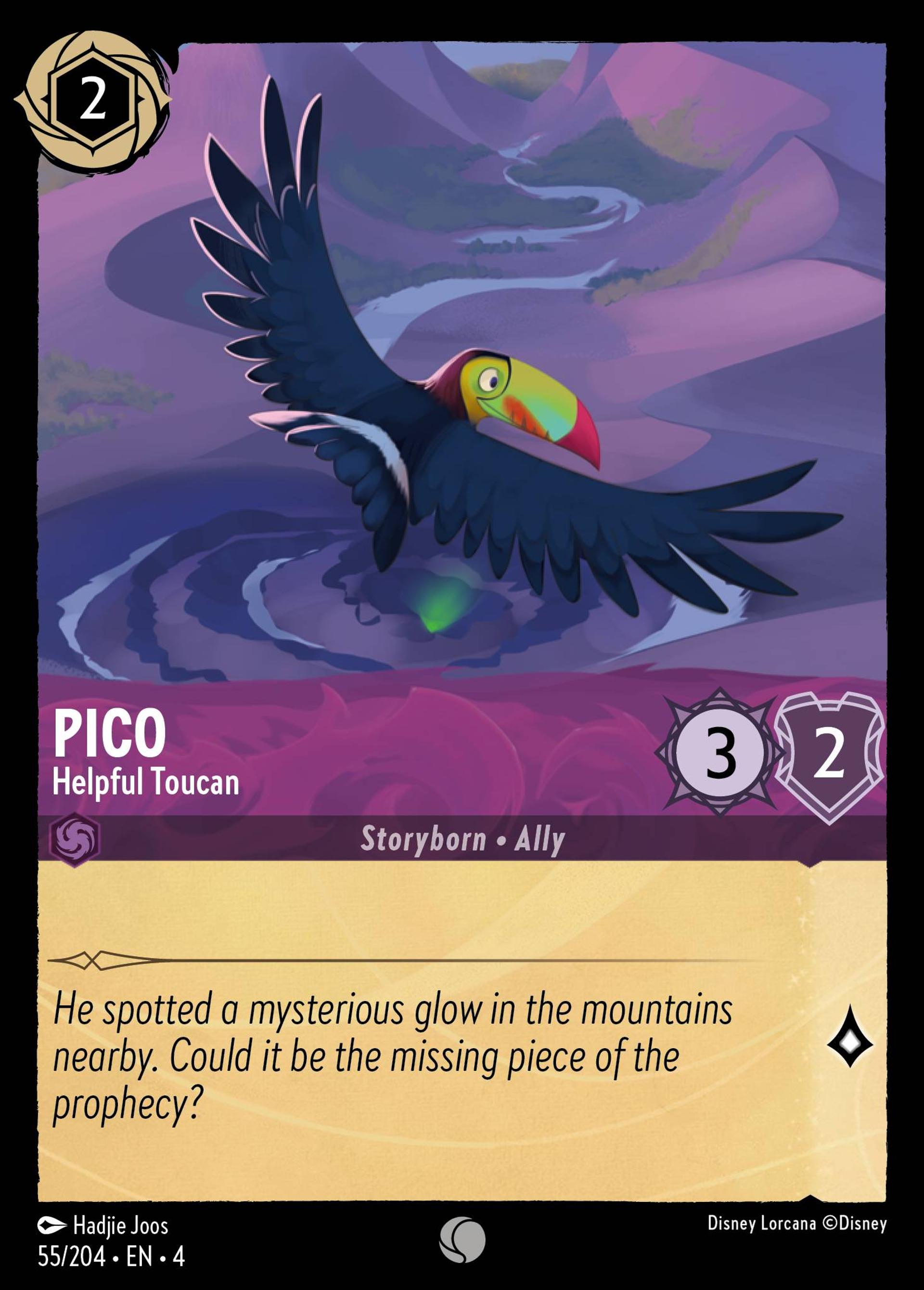 Pico - Helpful Toucan — Ursula's Return — Lorcana