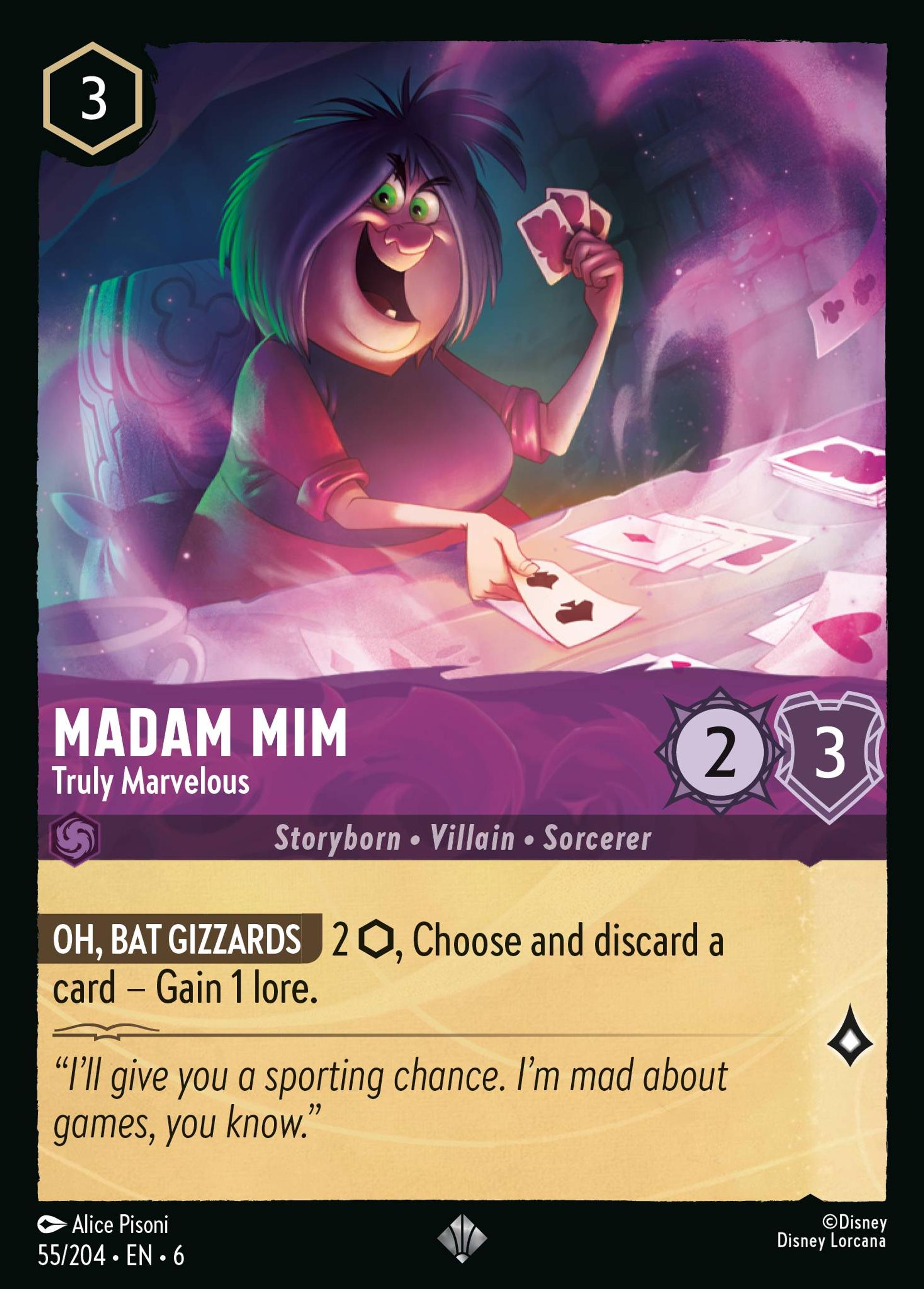 Madam Mim - Truly Marvelous — Azurite Sea — Lorcana