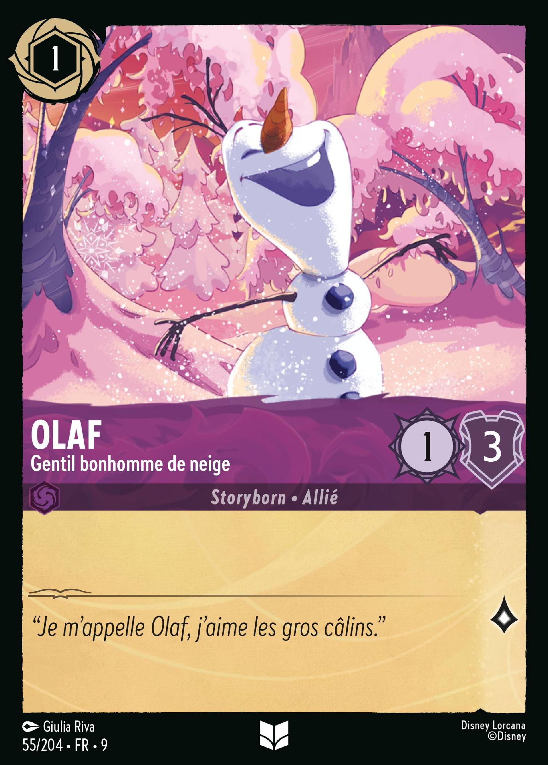 Olaf - Gentil bonhomme de neige — Fabled — Lorcana