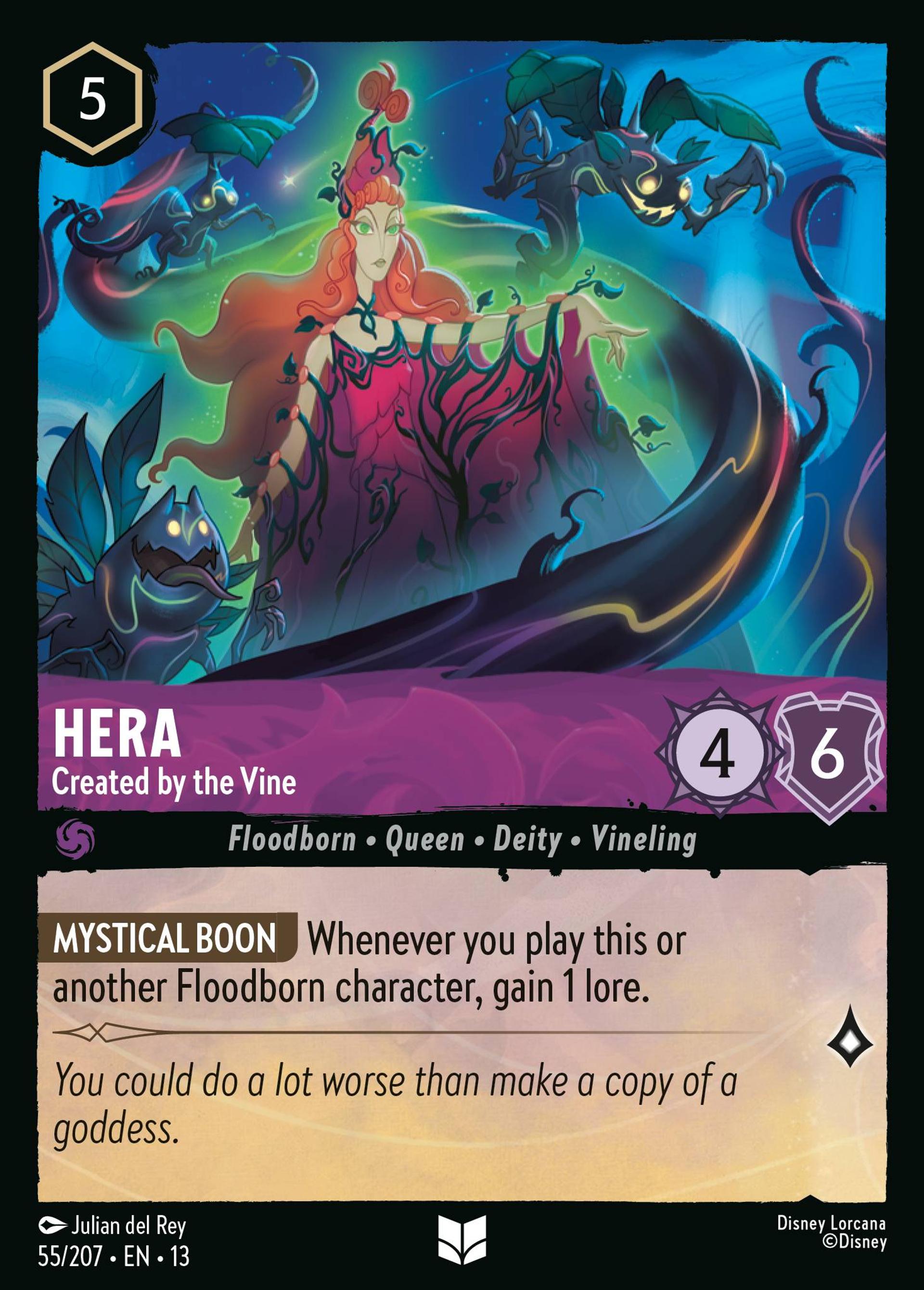 Hera - Created by the Vine — Attack of the Vine! — Lorcana