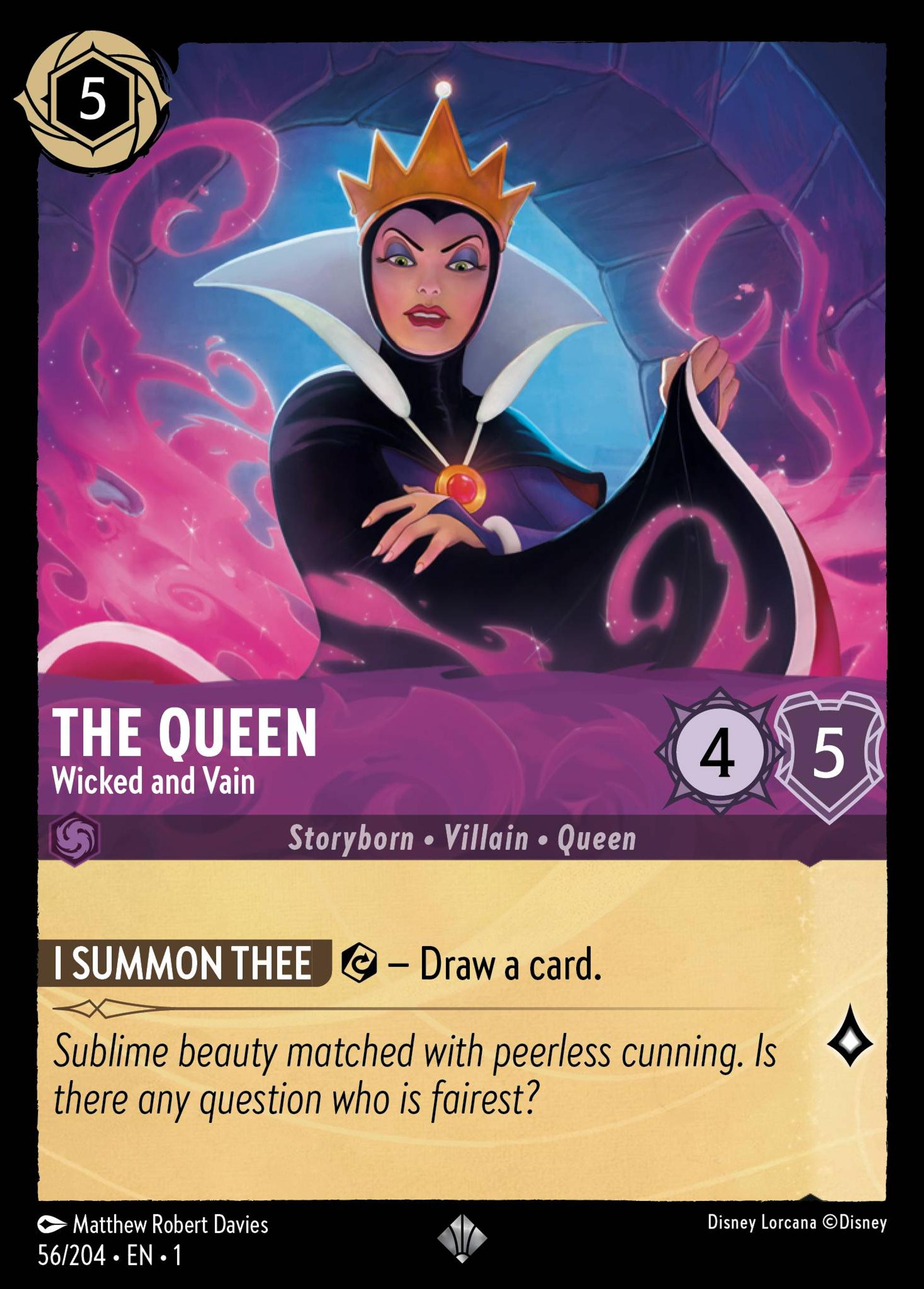 The Queen - Wicked and Vain — The First Chapter — Lorcana