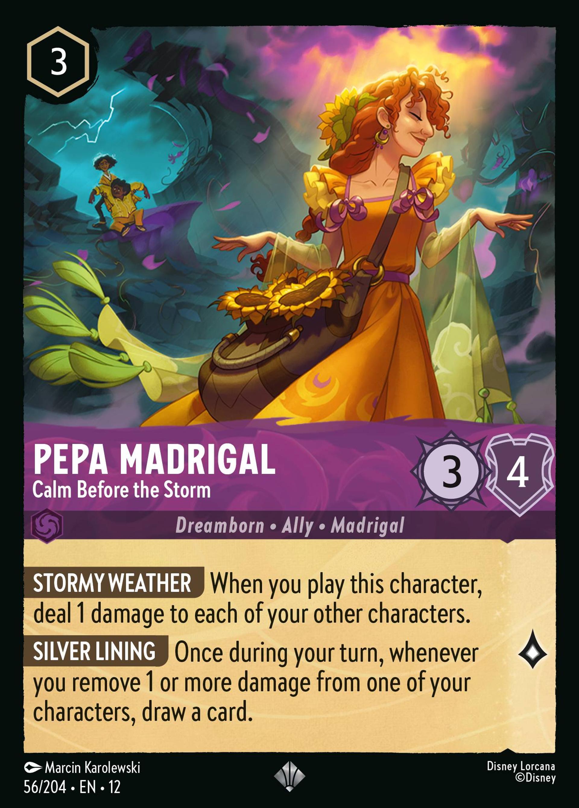 Pepa Madrigal - Calm Before the Storm — Wilds Unknown — Lorcana