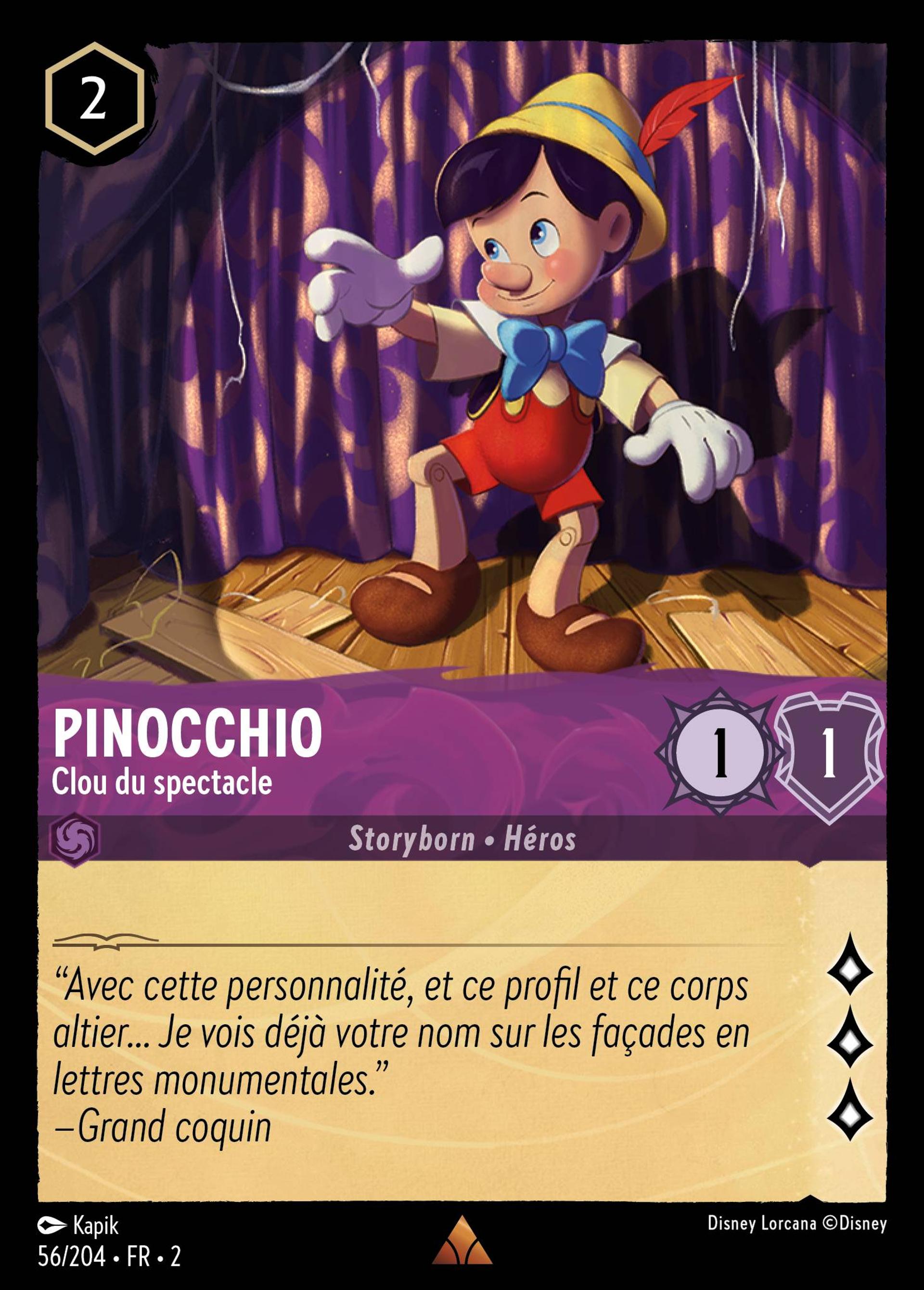 Pinocchio - Clou du spectacle — Rise of the Floodborn — Lorcana