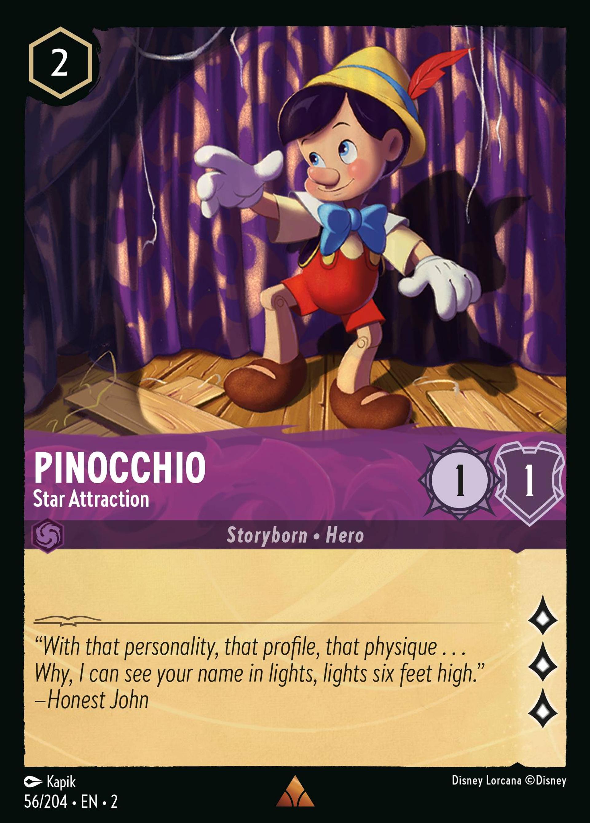 Pinocchio - Clou du spectacle — Rise of the Floodborn — Lorcana