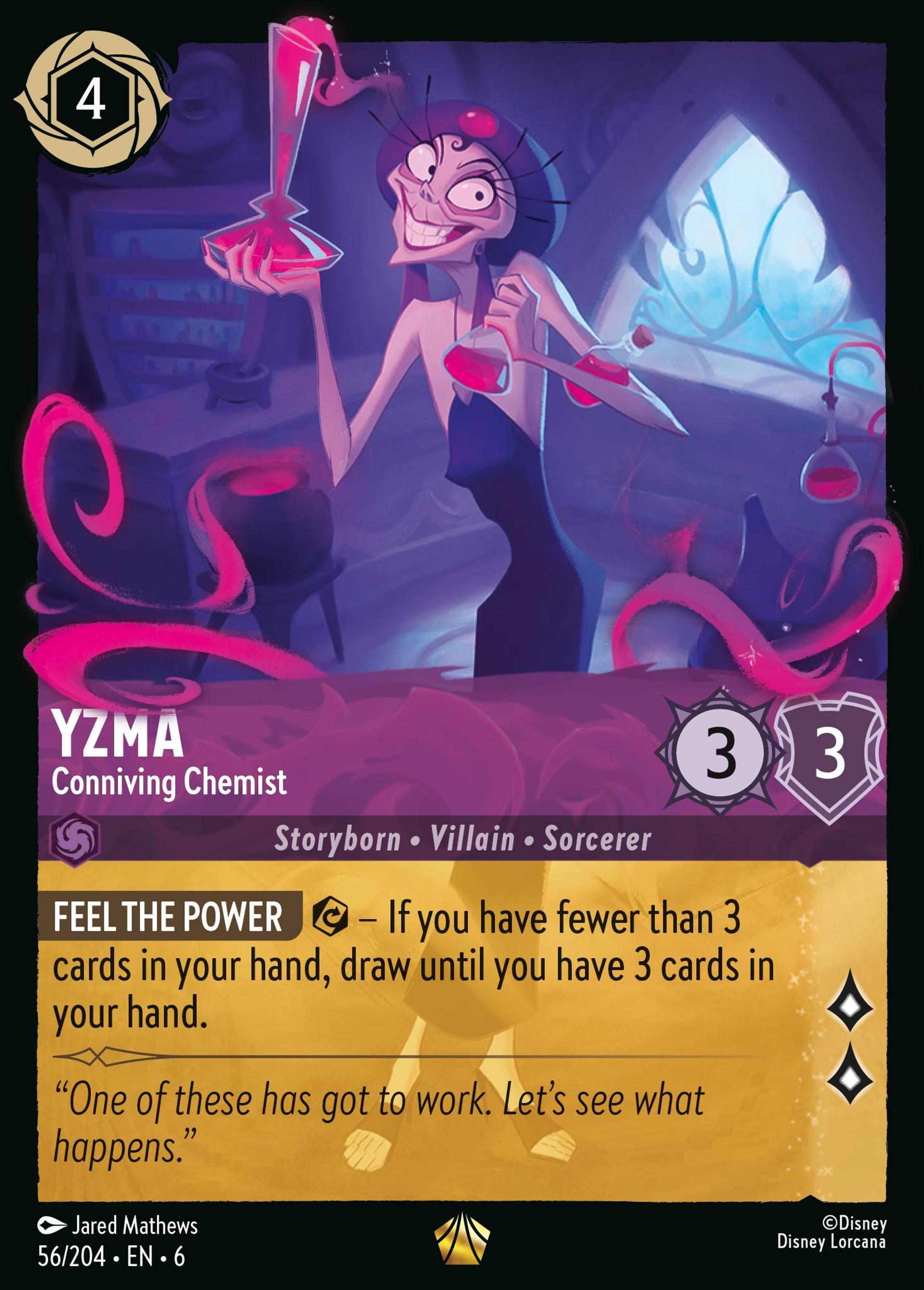 Yzma - Conniving Chemist — Azurite Sea — Lorcana