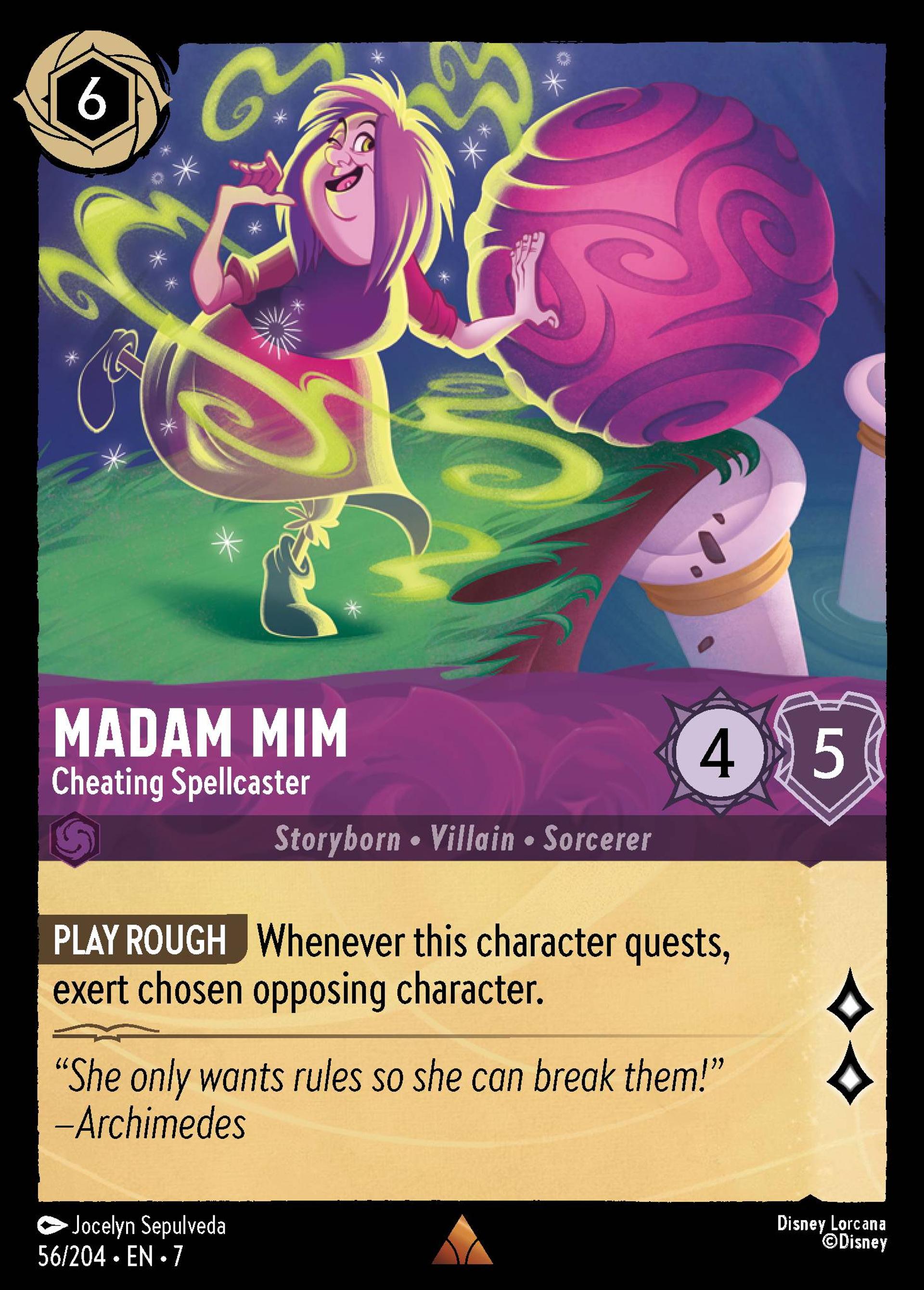 Madam Mim - Cheating Spellcaster — Archazia's Island — Lorcana