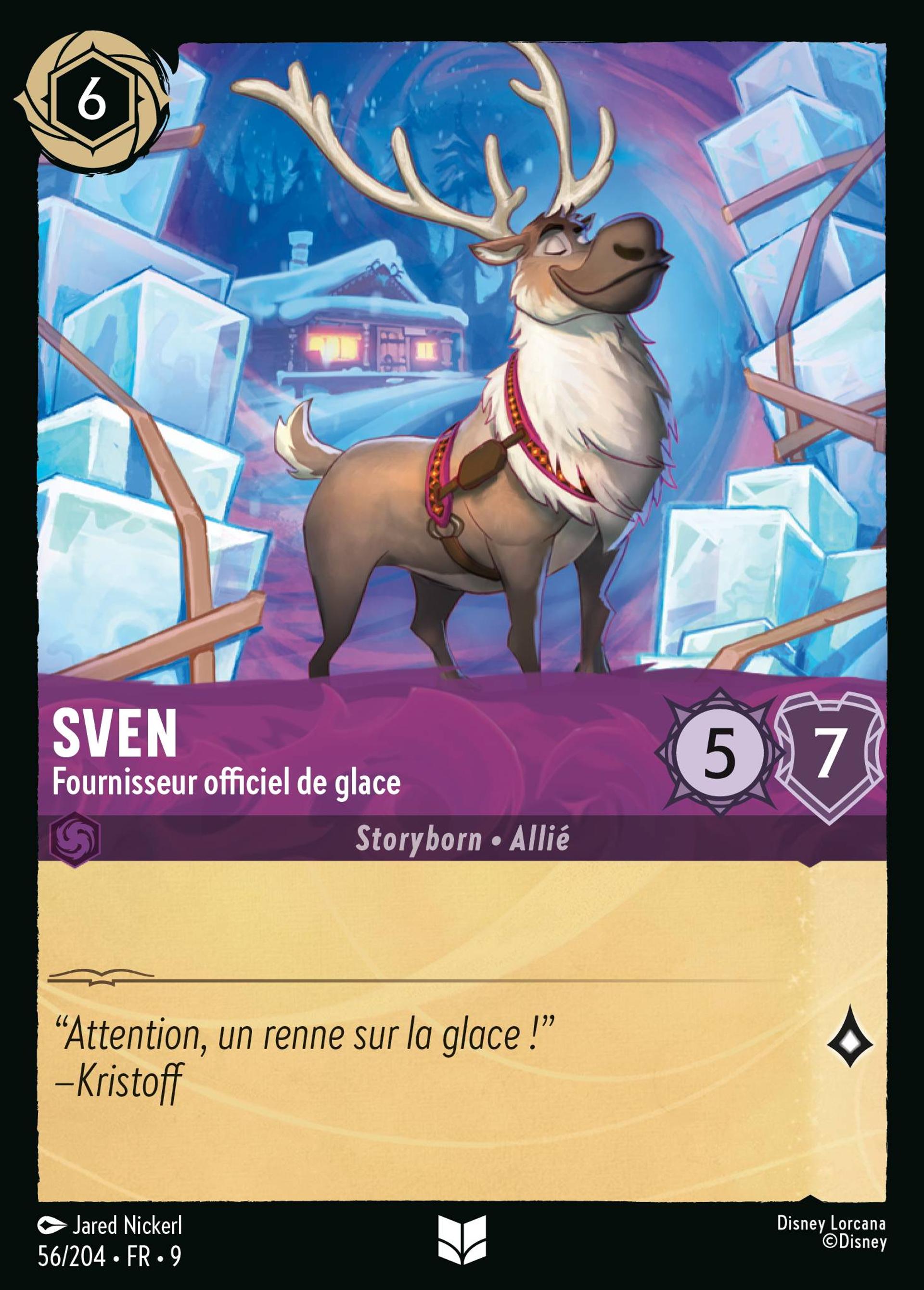 Sven - Fournisseur officiel de glace — Fabled — Lorcana
