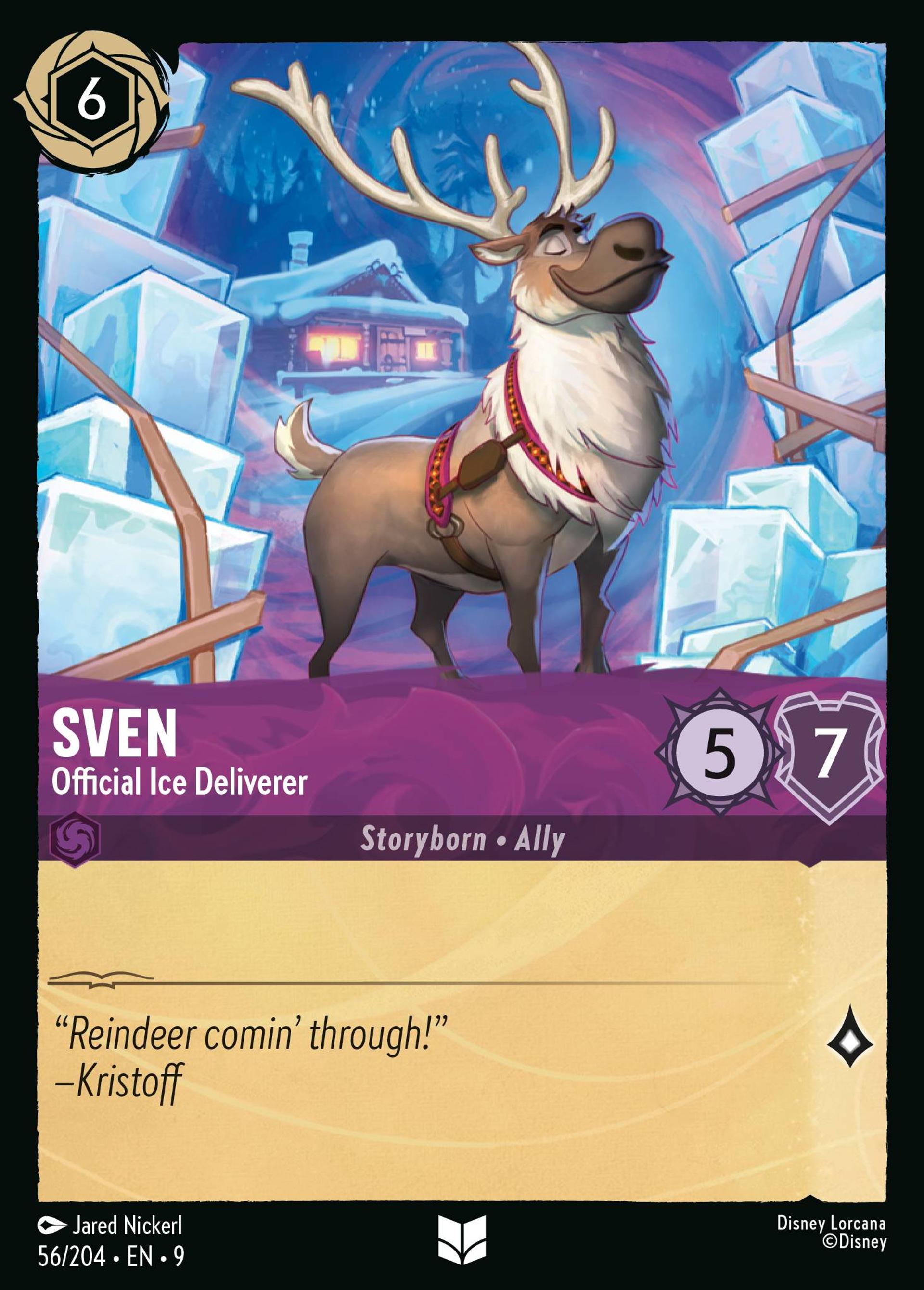 Sven - Official Ice Deliverer — Fabled — Lorcana