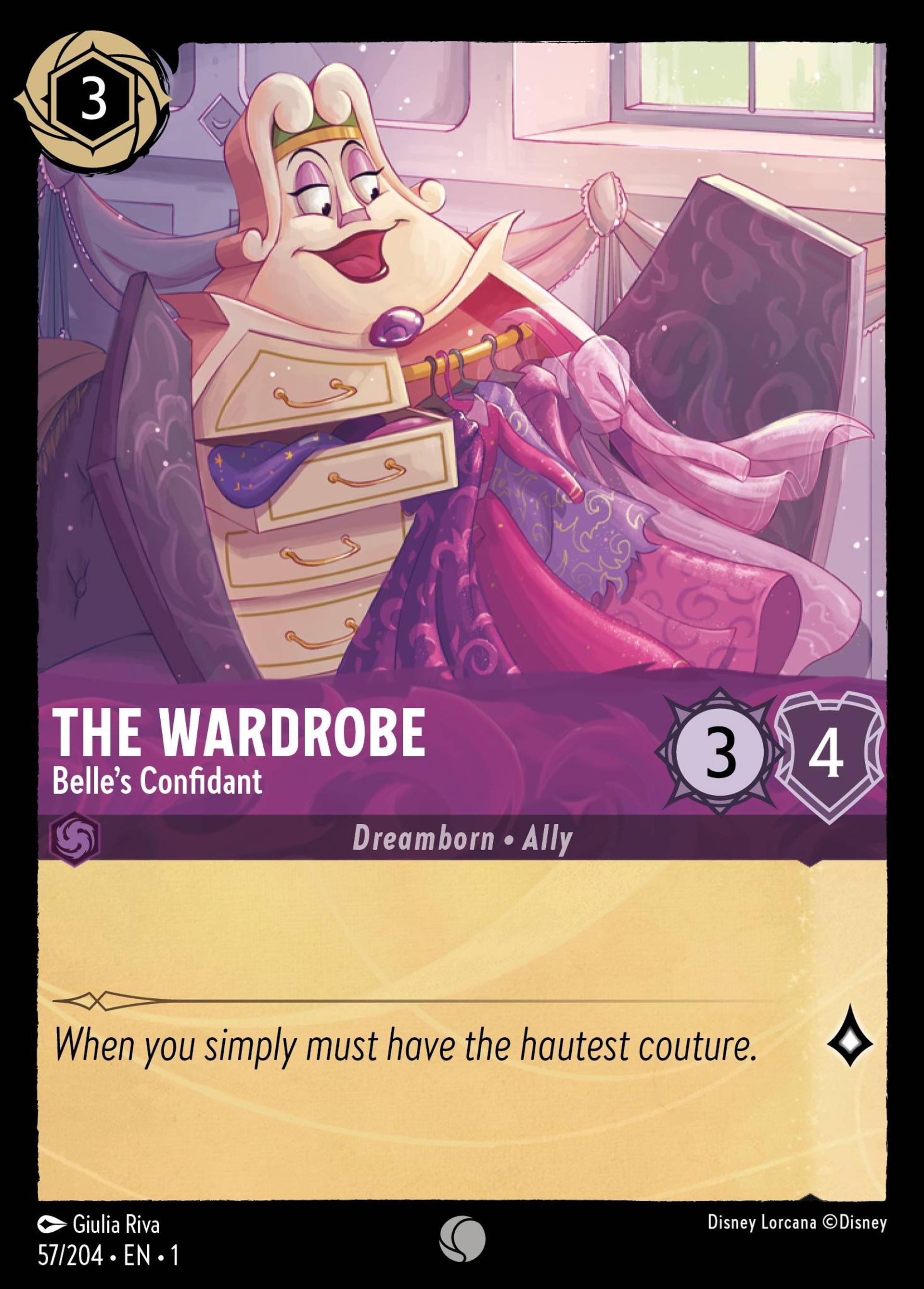 The Wardrobe - Belle's Confidant — The First Chapter — Lorcana