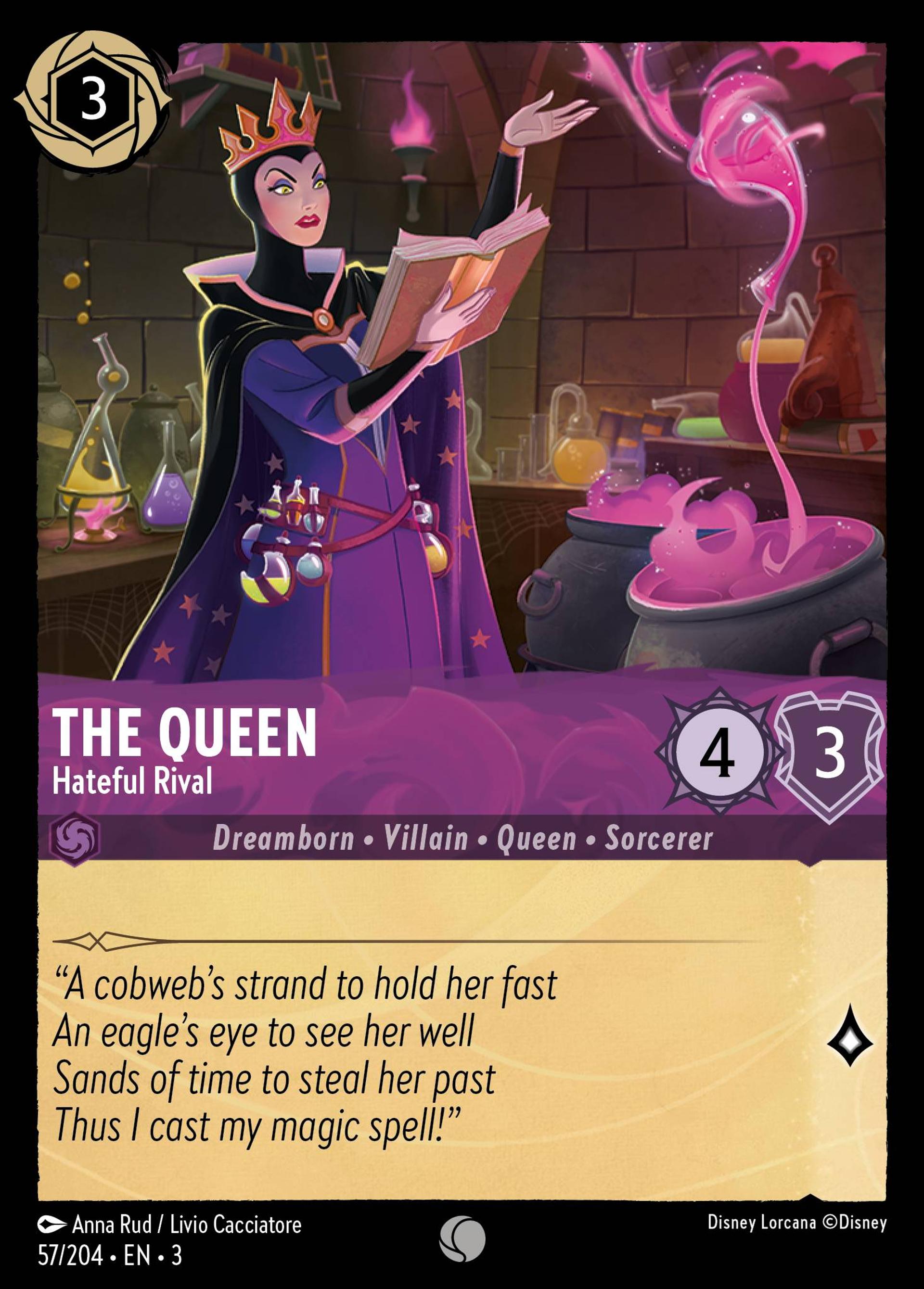 The Queen - Hateful Rival — Into the Inklands — Lorcana