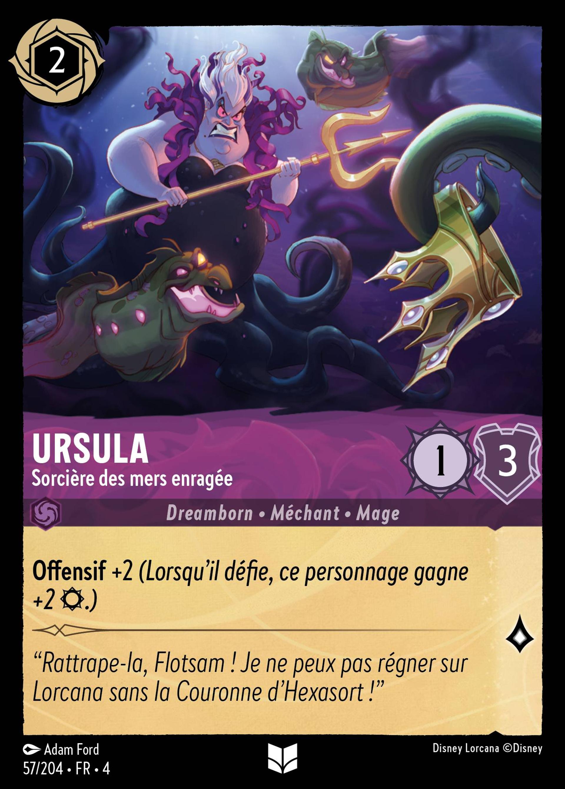 Ursula - Sorcière des mers enragée — Ursula's Return — Lorcana