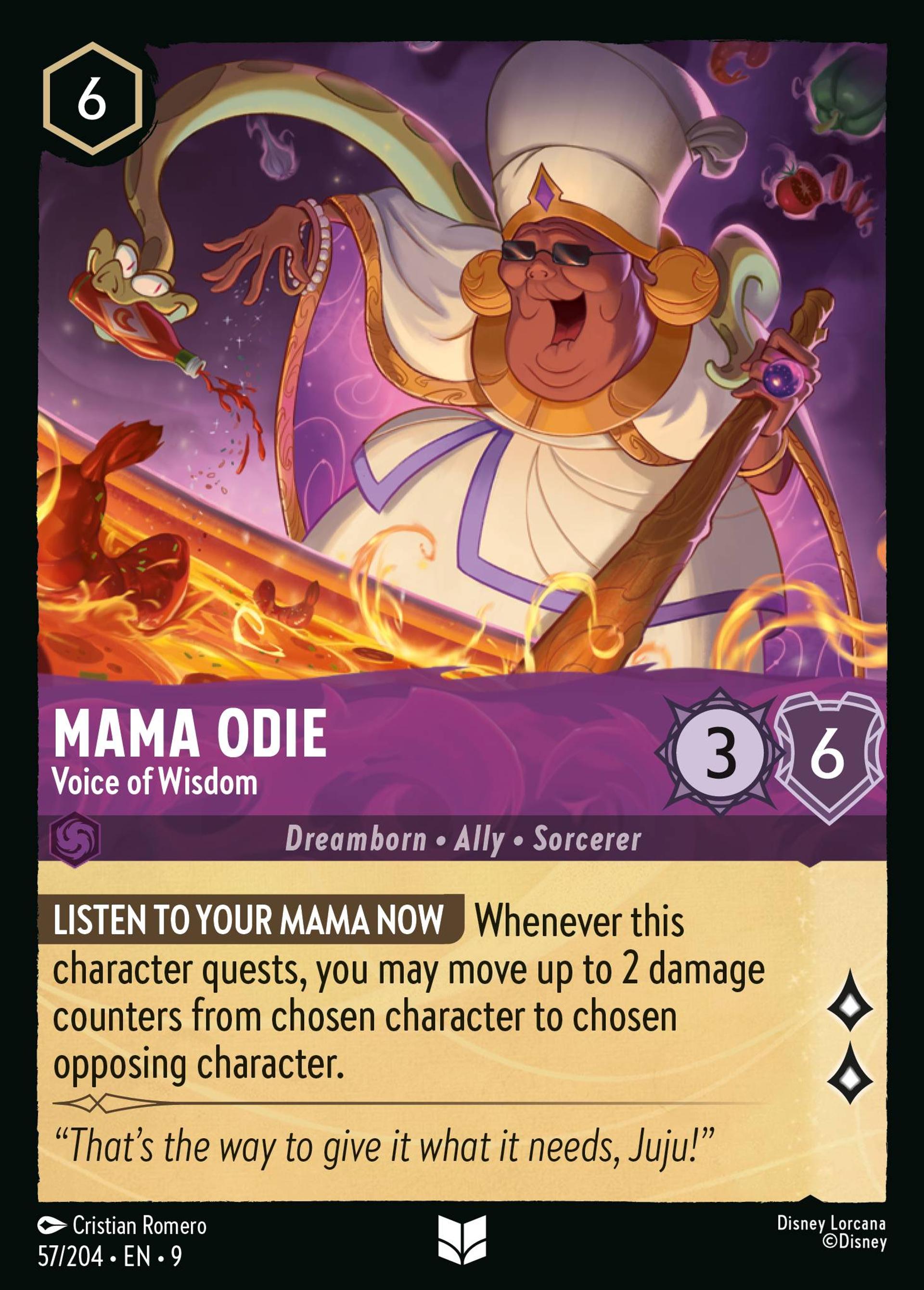 Mama Odie - Voice of Wisdom — Fabled — Lorcana
