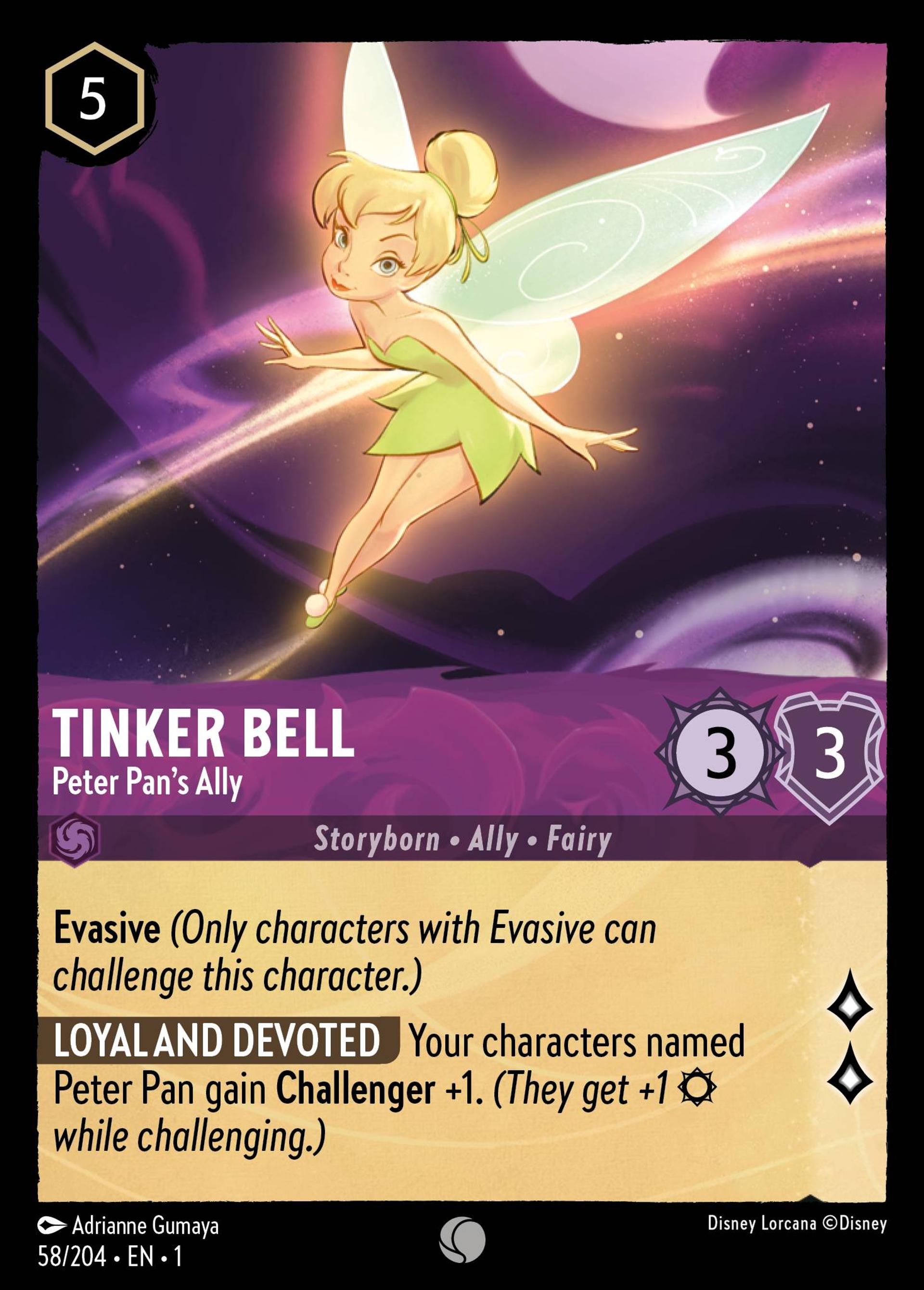 Tinker Bell - Peter Pan's Ally — The First Chapter — Lorcana