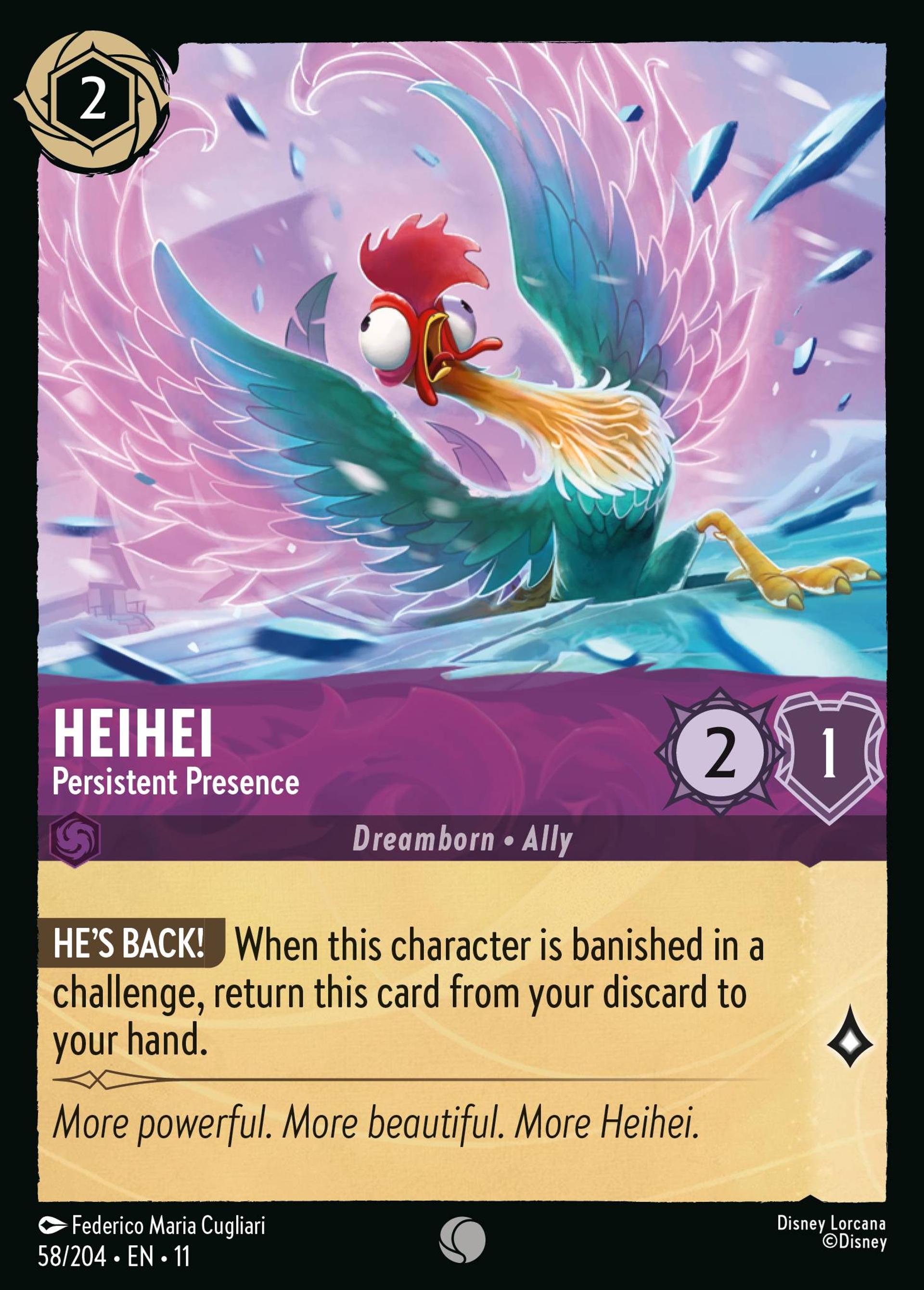 HeiHei - Persistent Presence — Winterspell — Lorcana