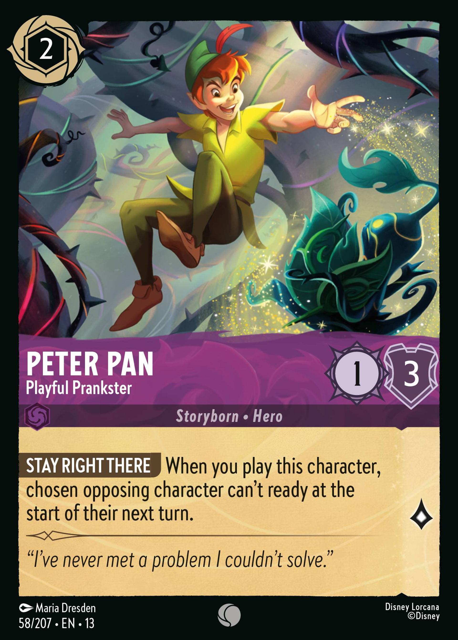 Peter Pan - Playful Prankster — Attack of the Vine! — Lorcana