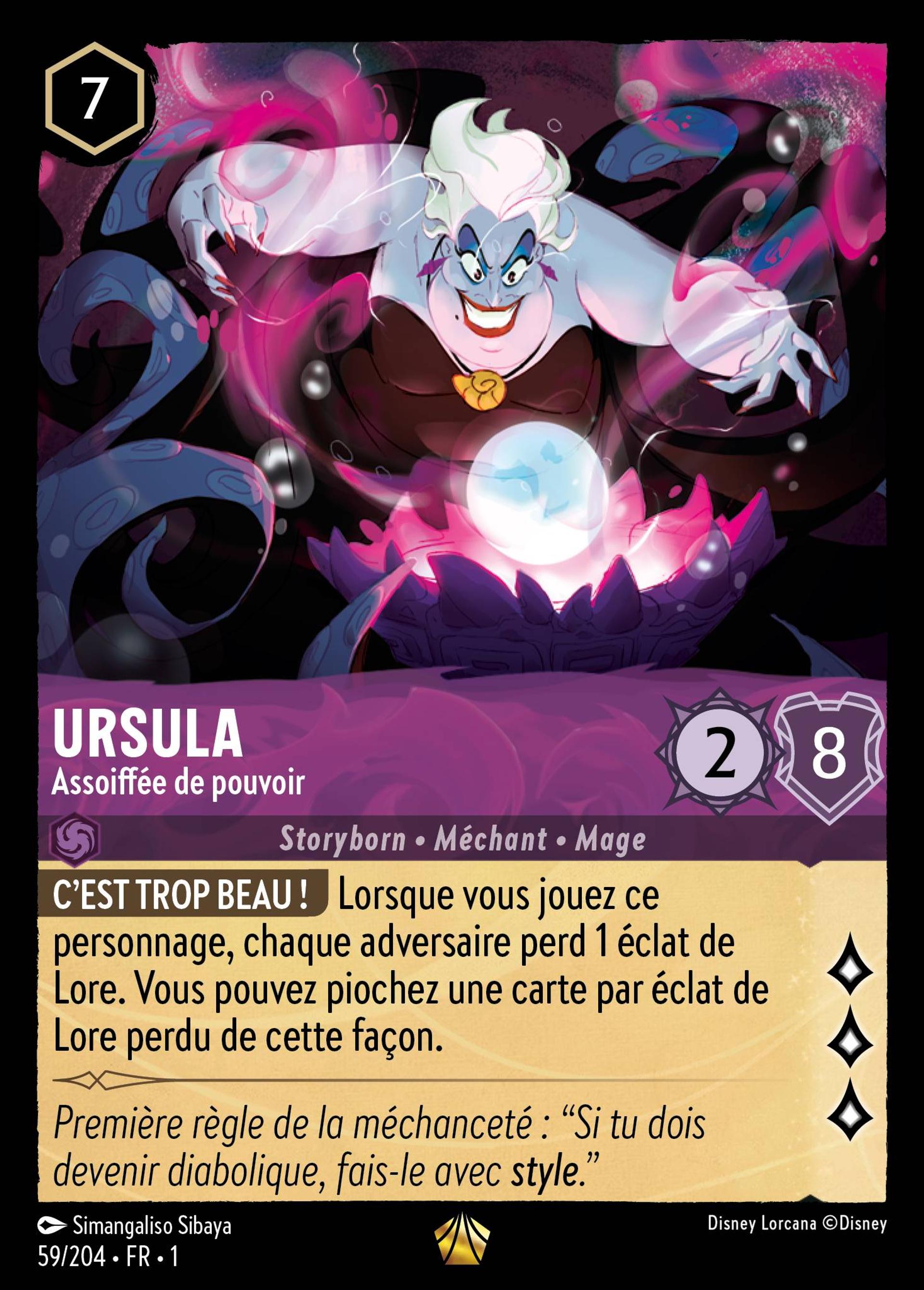 Ursula - Assoiffée de pouvoir — The First Chapter — Lorcana
