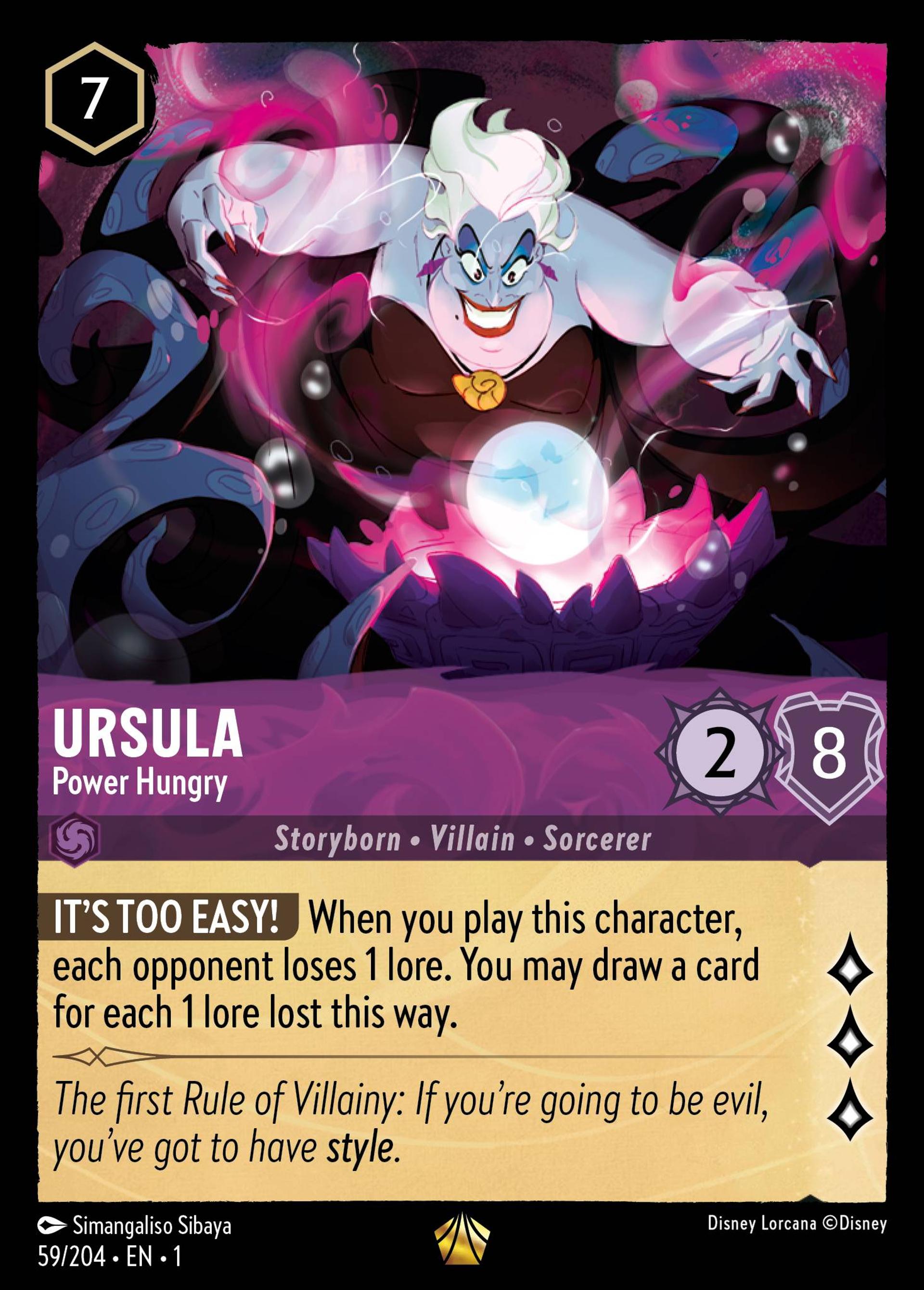 Ursula - Power Hungry — The First Chapter — Lorcana
