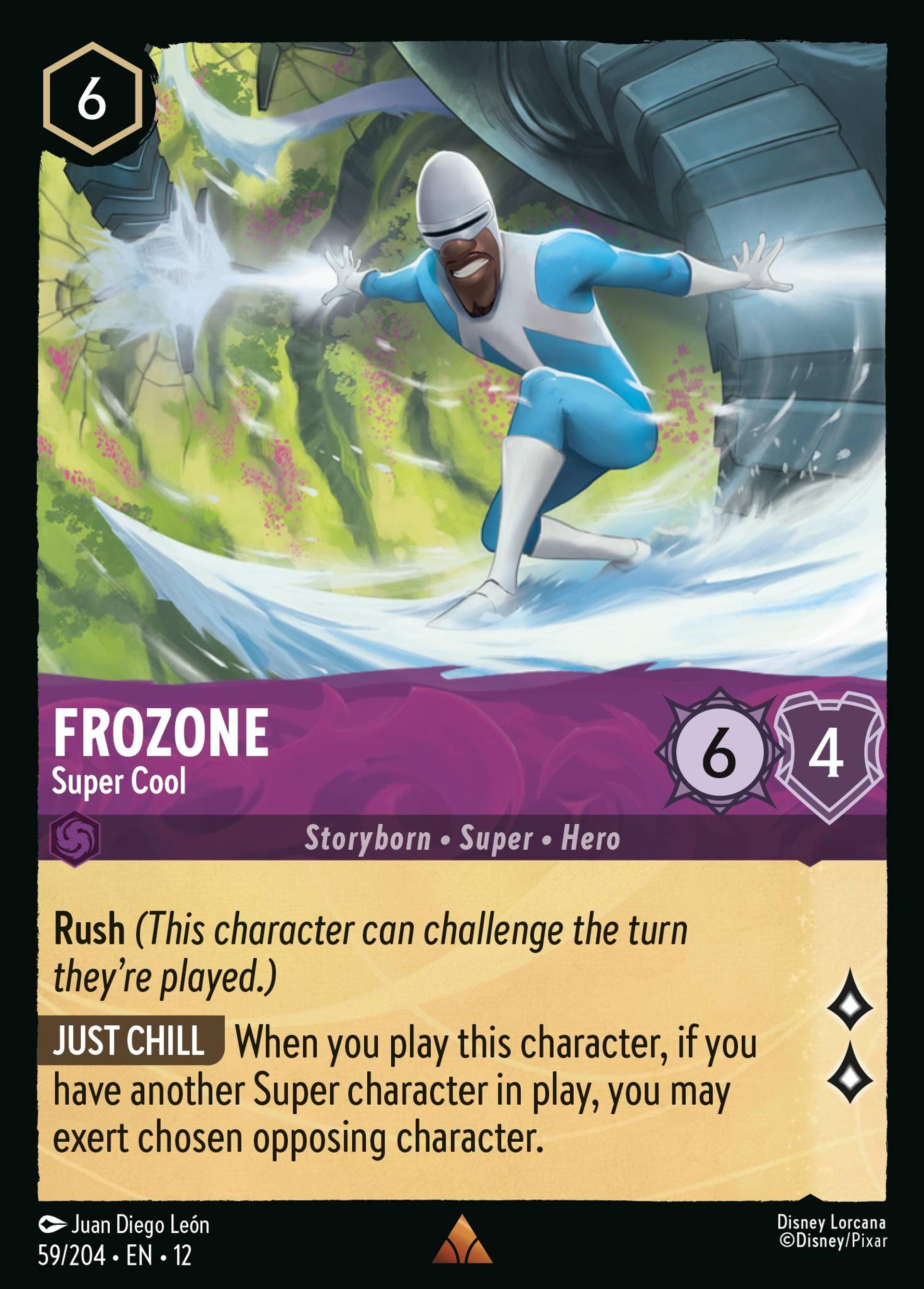 Frozone - Super Cool — Wilds Unknown — Lorcana