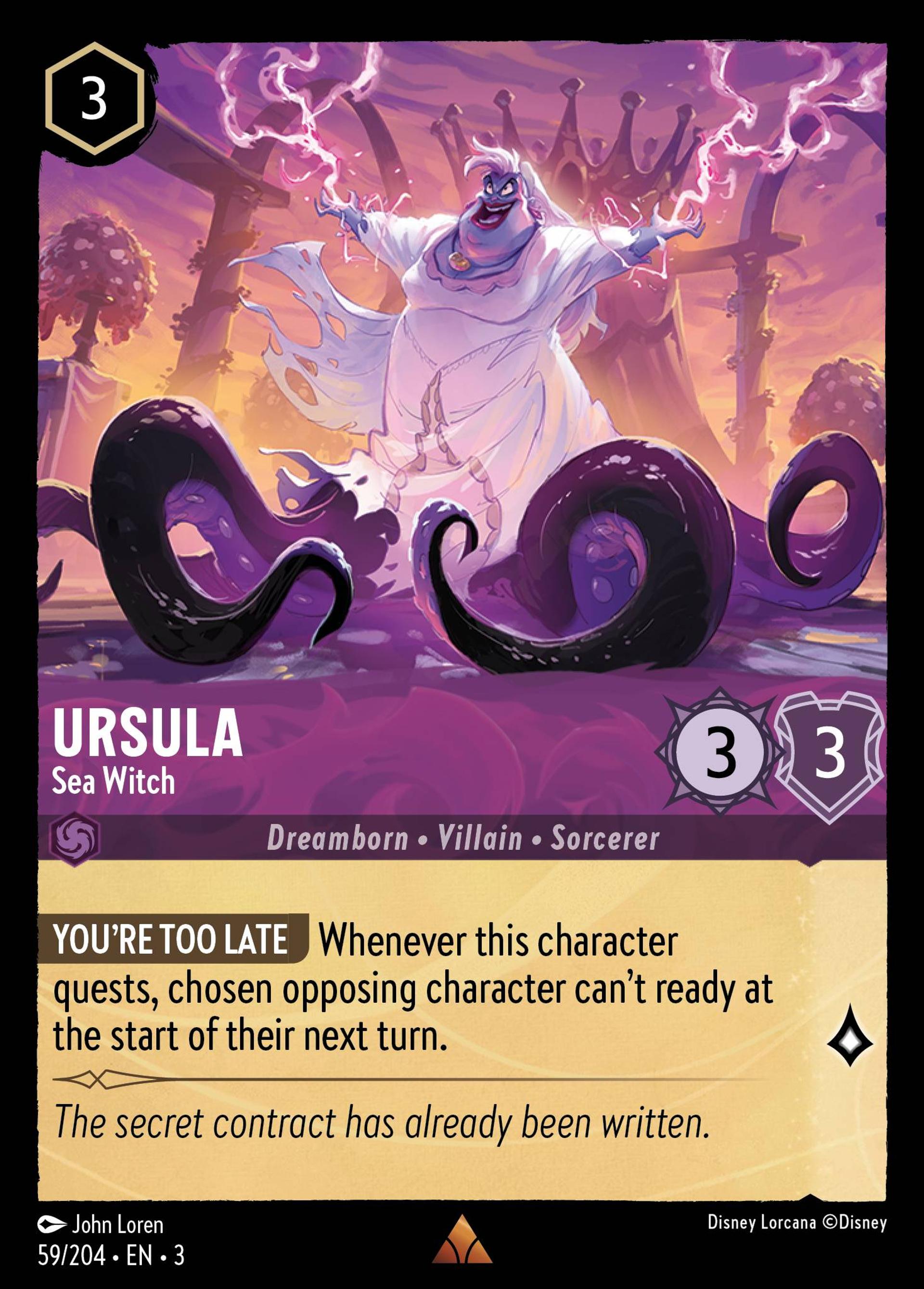 Ursula - Sea Witch — Into the Inklands — Lorcana