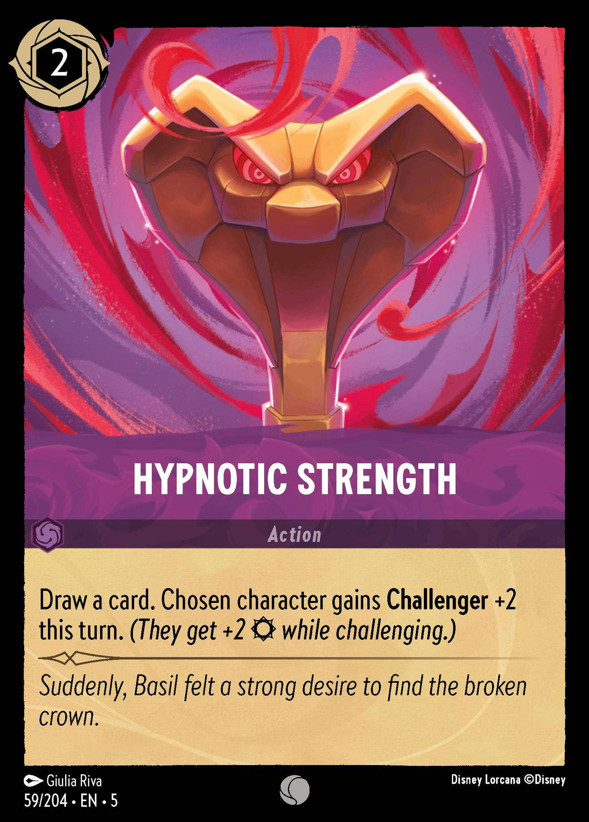 Hypnotic Strength — Shimmering Skies — Lorcana