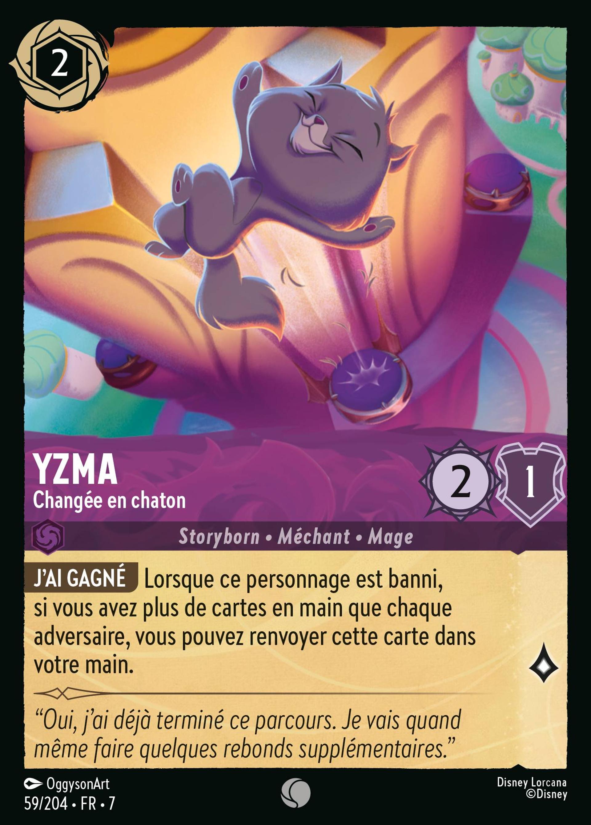 Yzma - Changée en chaton — Archazia's Island — Lorcana